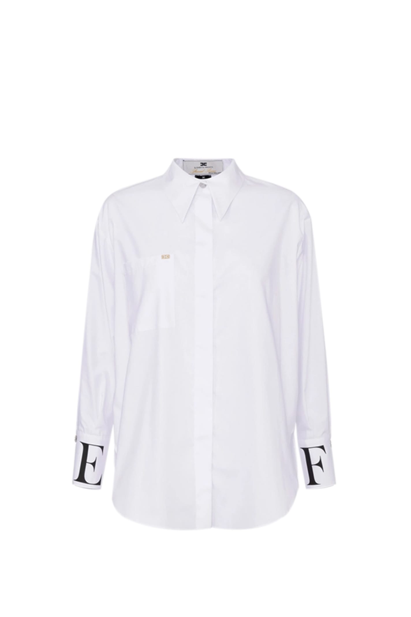 Shop Elisabetta Franchi Shirt In White