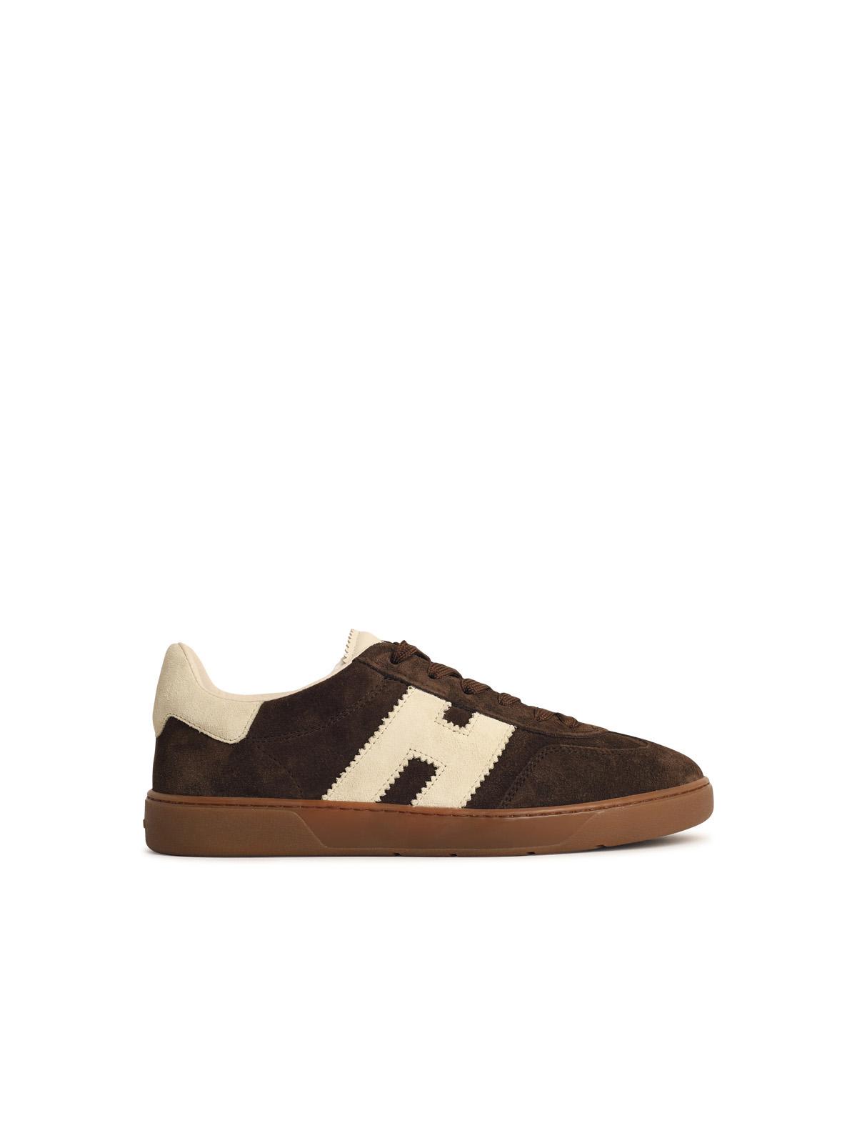 Hogan Rubber Sole Suede Finish Sneakers In Multi
