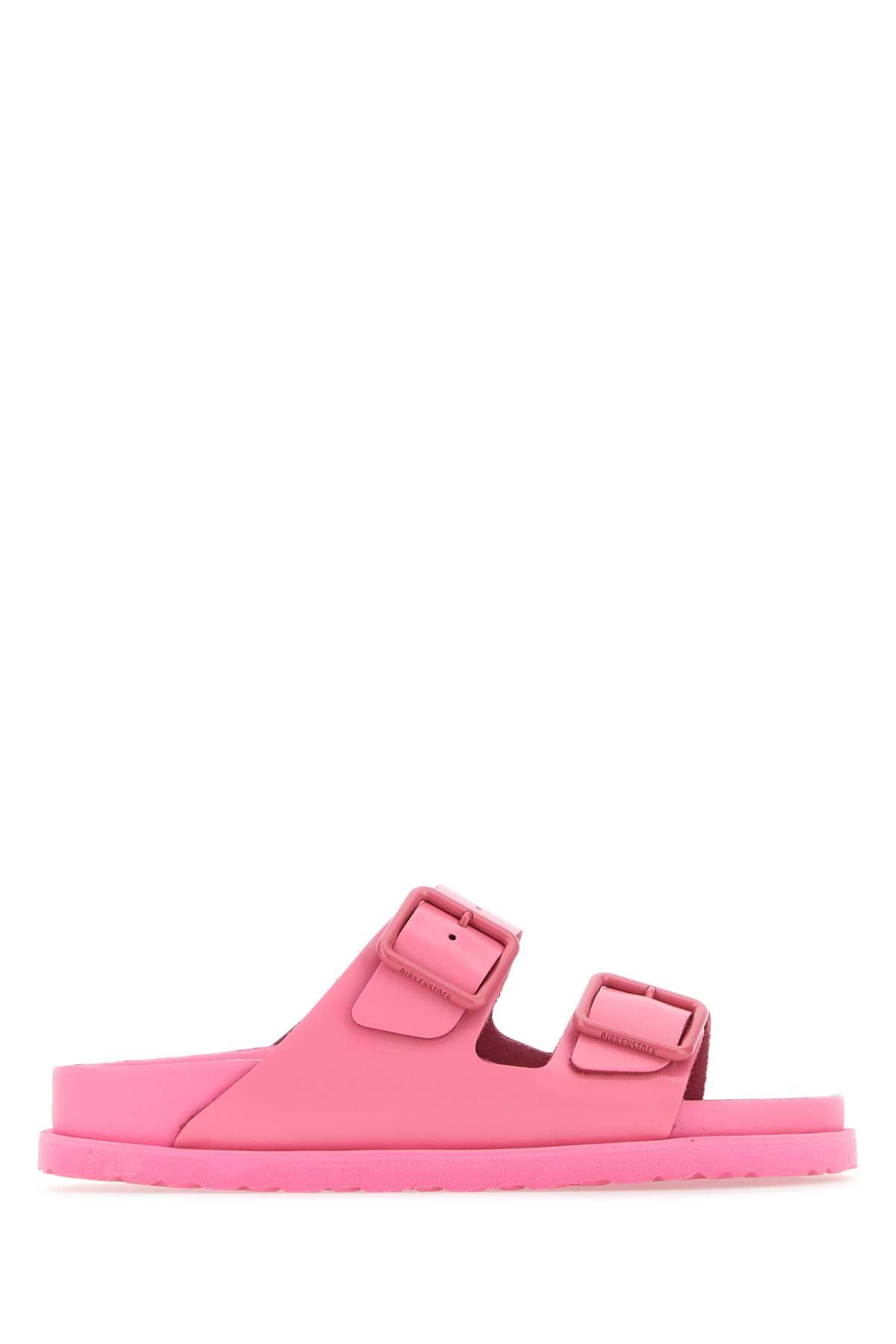 Shop Birkenstock Pink Leather Arizona Avantgarde Slippers In Azaleapink