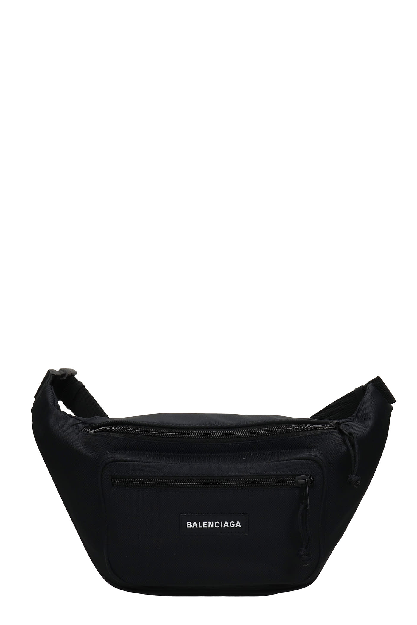 Balenciaga Explorer Waist Bag In Black Polyamide