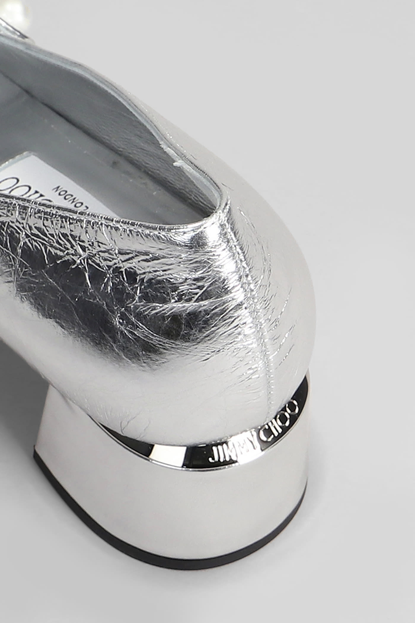 Jimmy Choo 45 Elisa Square Toe Pumps In Silver