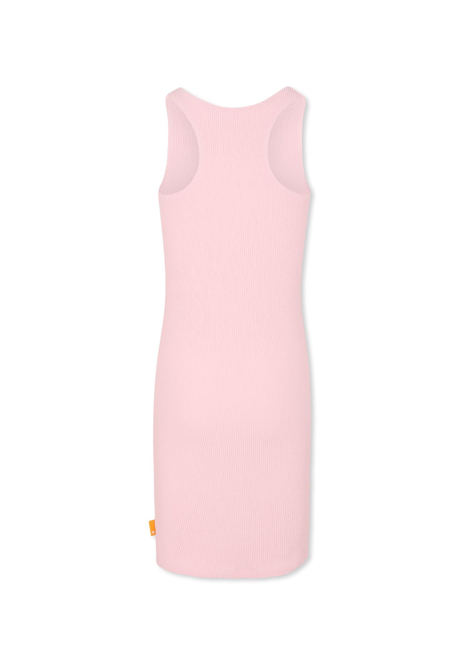 Molo Pink Dress For Girl In Pink