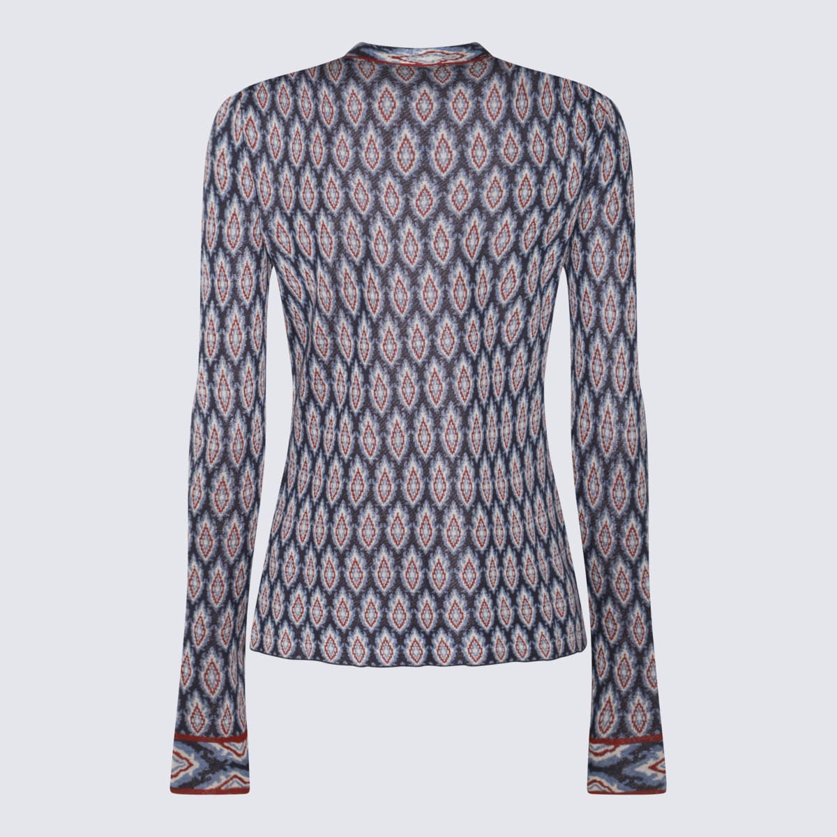 Shop Etro Multicolor Knitwear In Blue