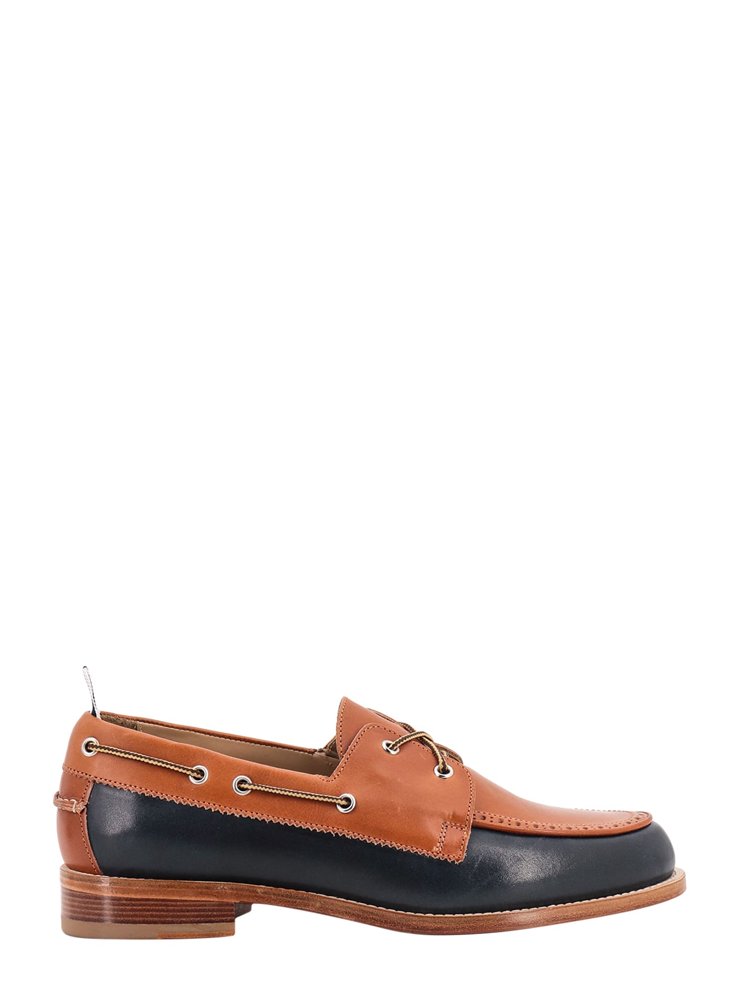 Shop Thom Browne Loafers In Brown
