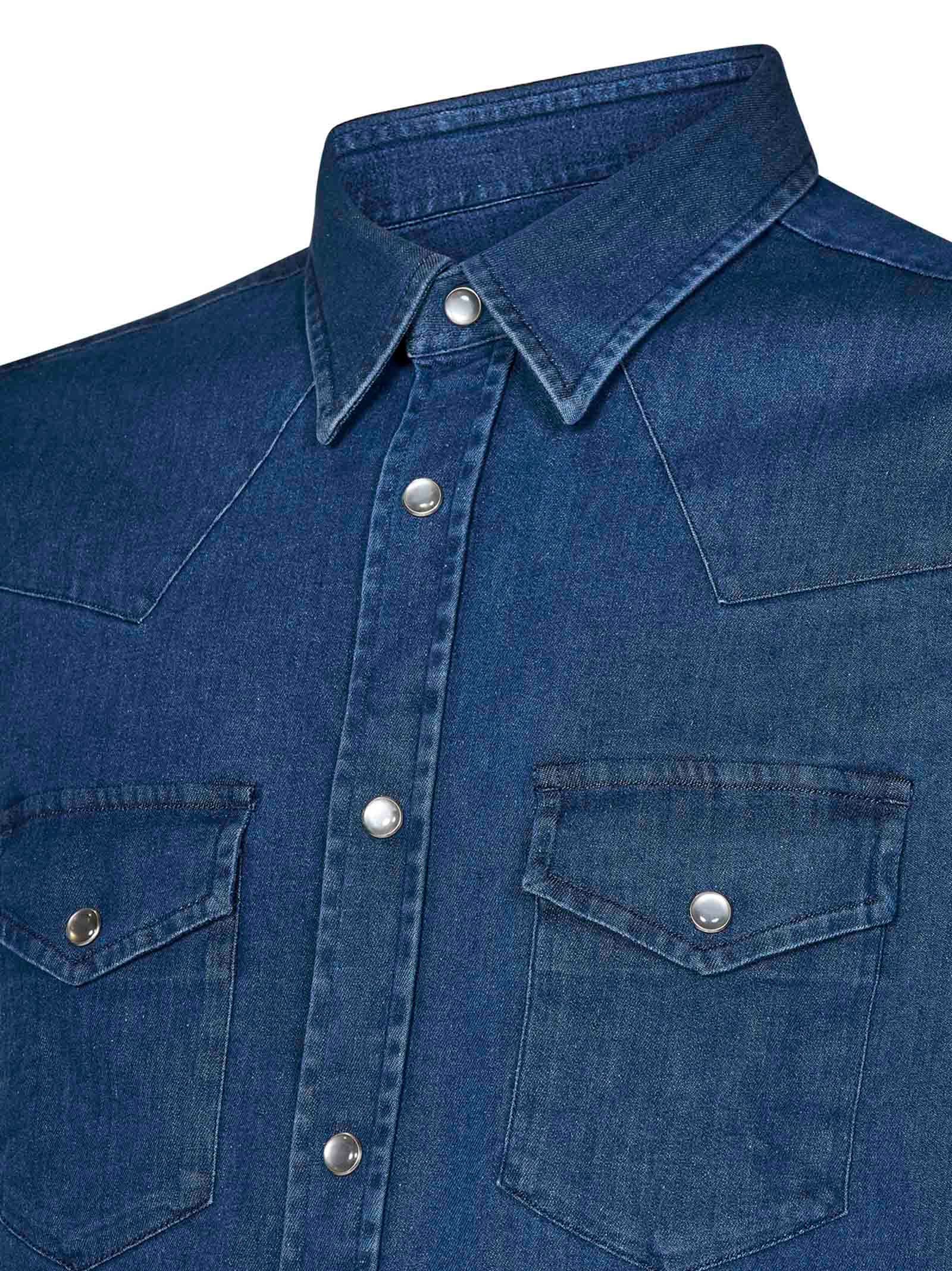 Shop Tom Ford Shirt In Blue