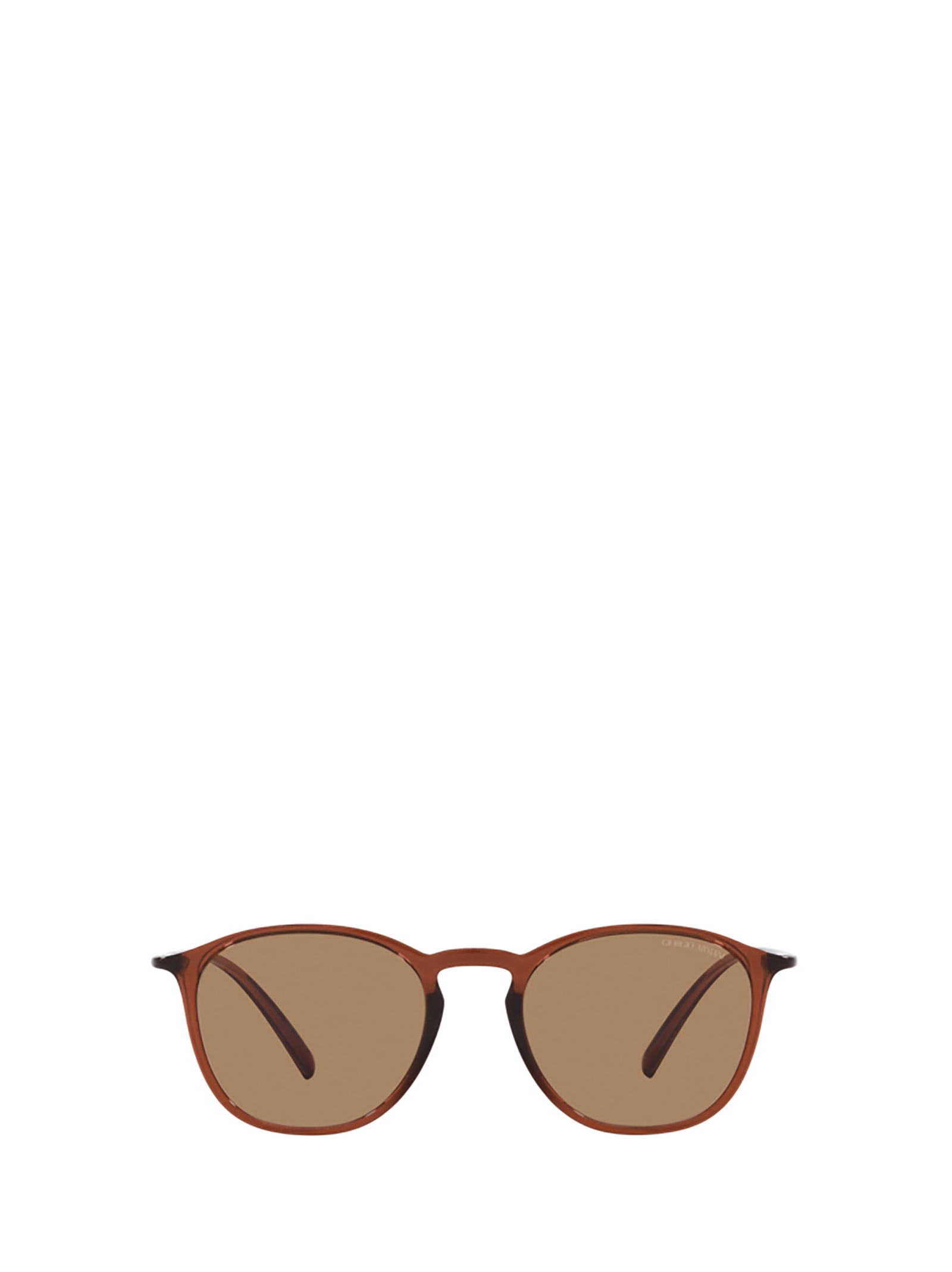 Giorgio Armani Ar8186u Transparent Brown Sunglasses