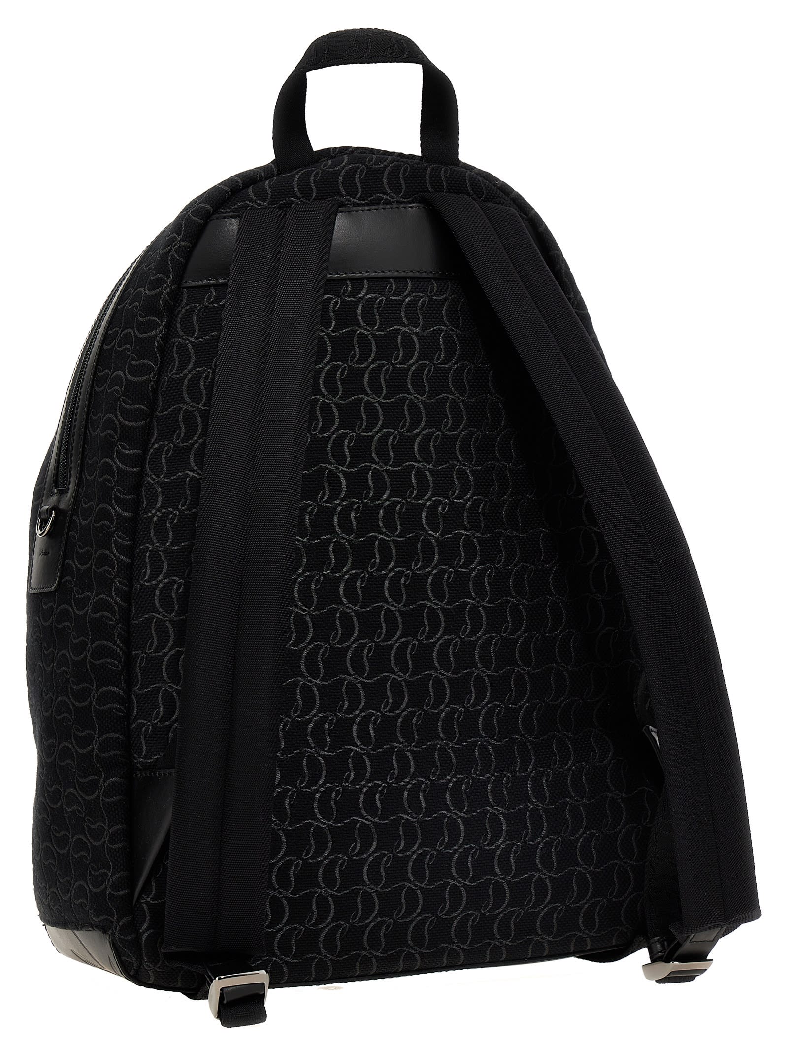 Shop Christian Louboutin Zip N Flap Backpack In Black