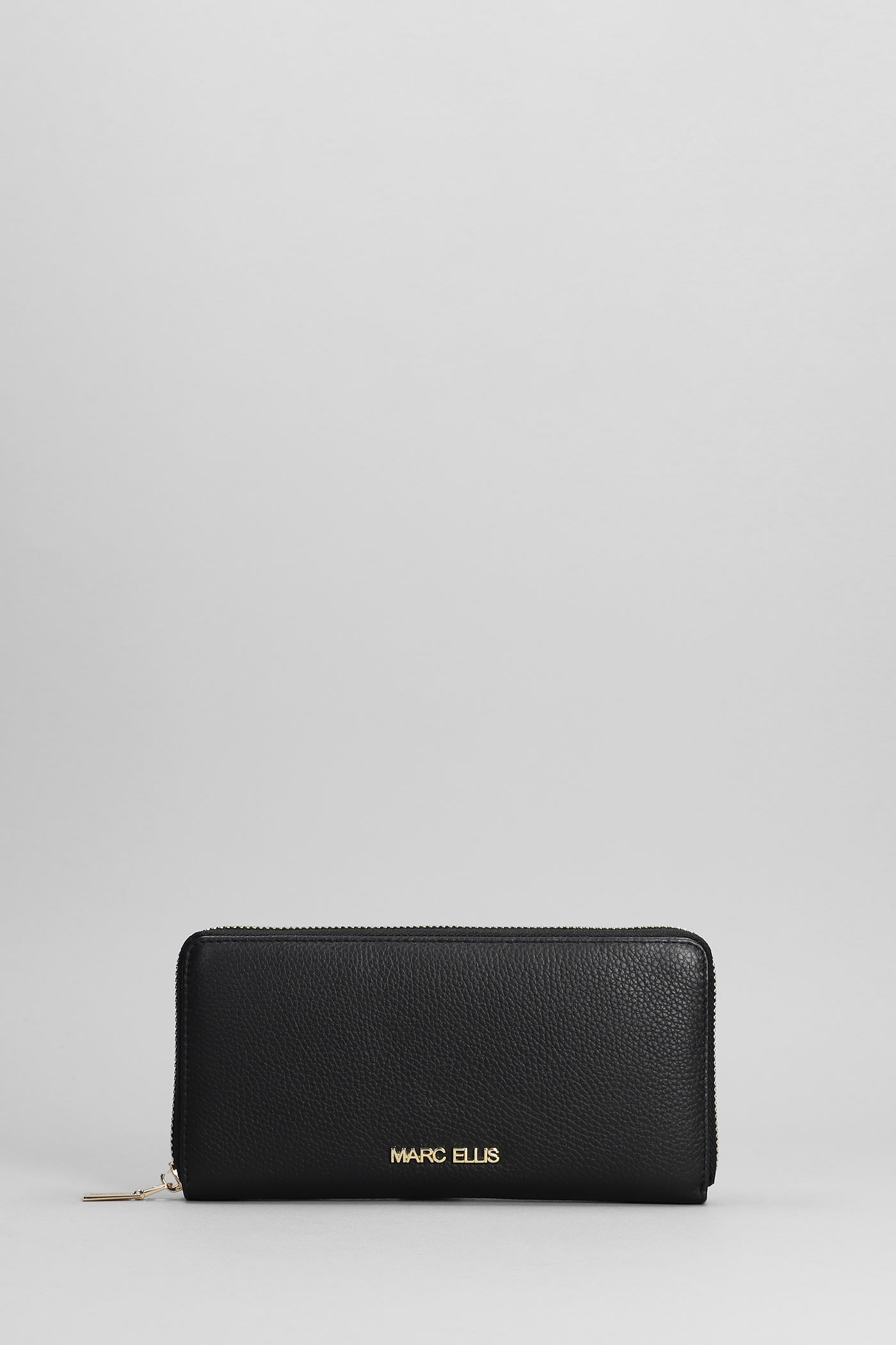 Jinny Wallet In Black Faux Leather