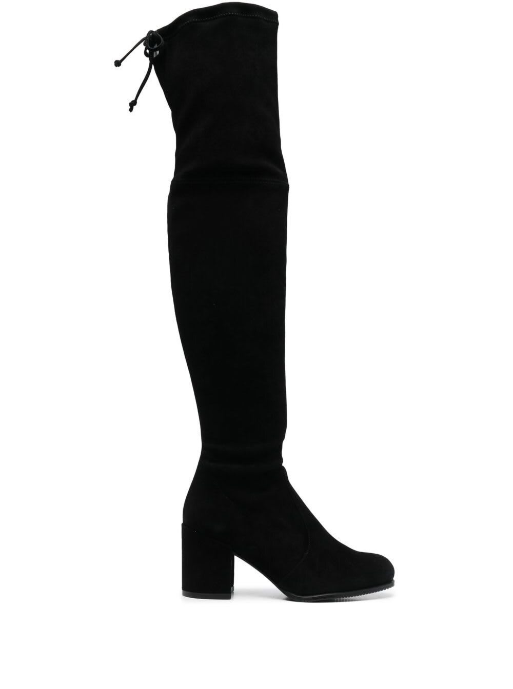 Stuart Weitzman ultrastuart Suede Thigh High Boots in Black Womens Shoes Boots Over-the-knee boots 