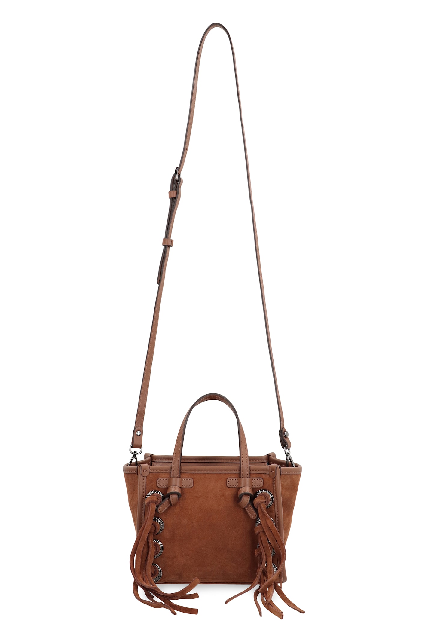 Gianni Chiarini Miss Marcella Leather Mini Handbag In Brown