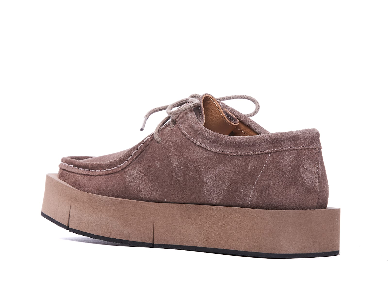 Shop Paloma Barceló Barbara Lace Up Shoes In Brown