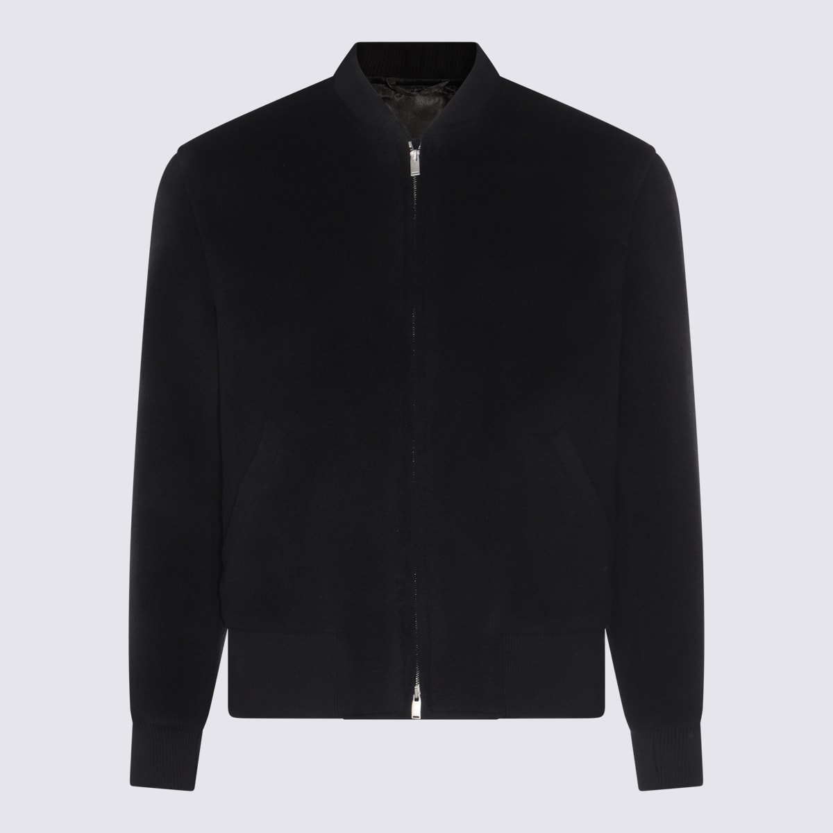Black Wool Casual Jacket