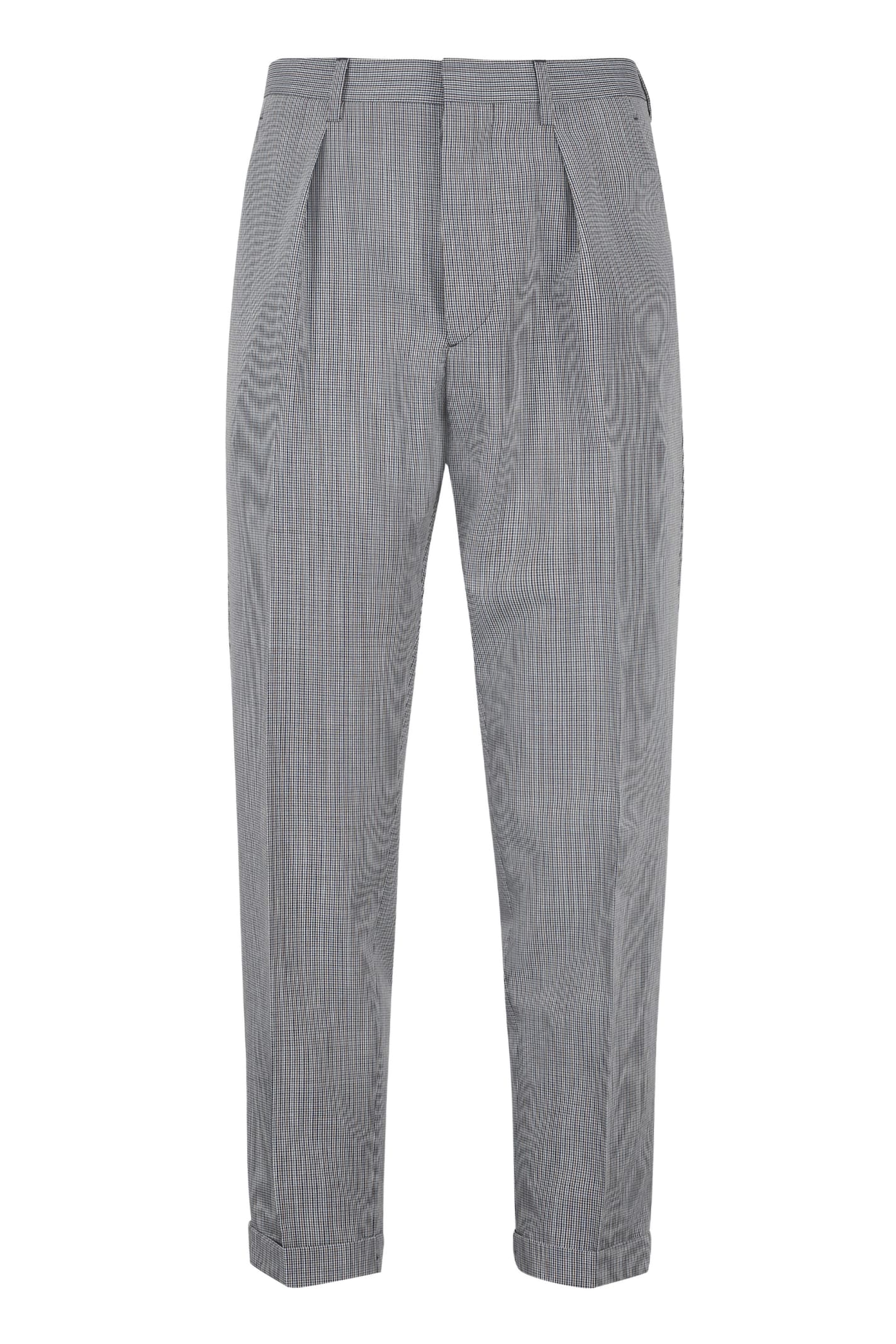 Prada Wool-mohair Blend Tailored Trousers