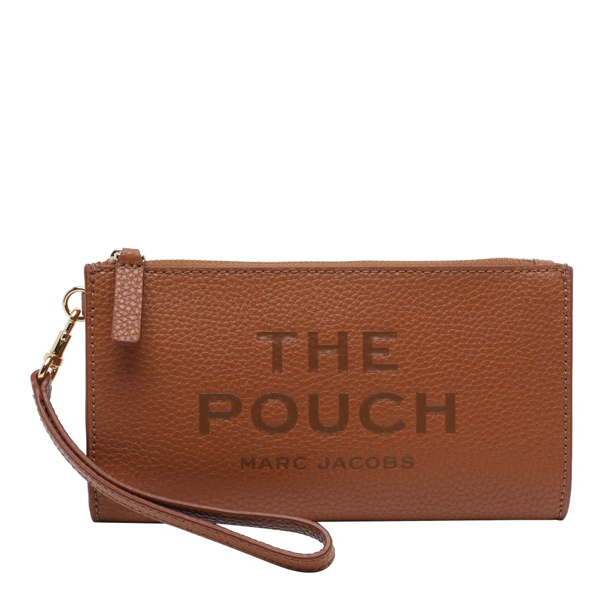 Marc Jacobs The Leather Pouch In Brown