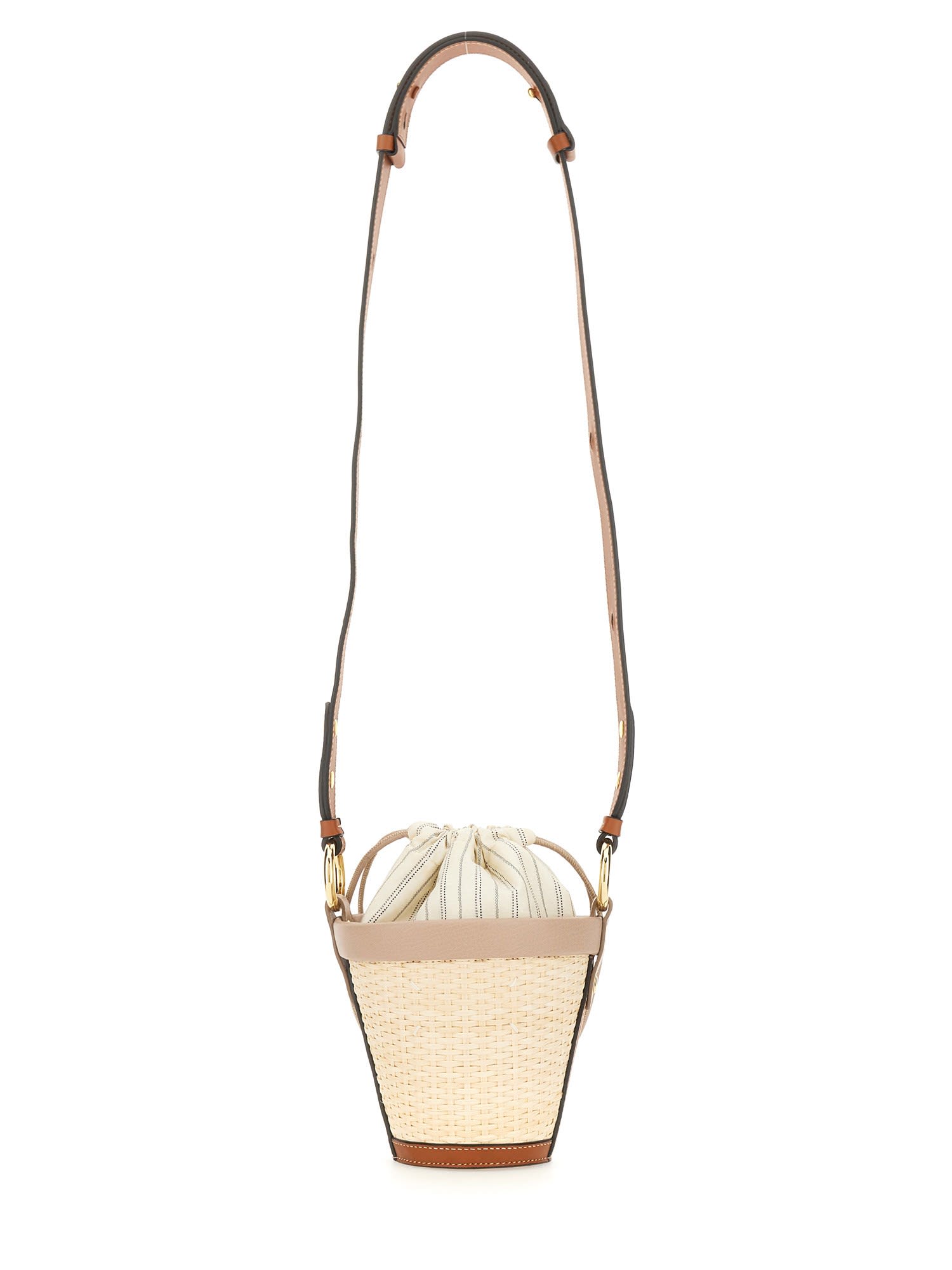 Maison Margiela Women Fire Bucket Bag In Cipria