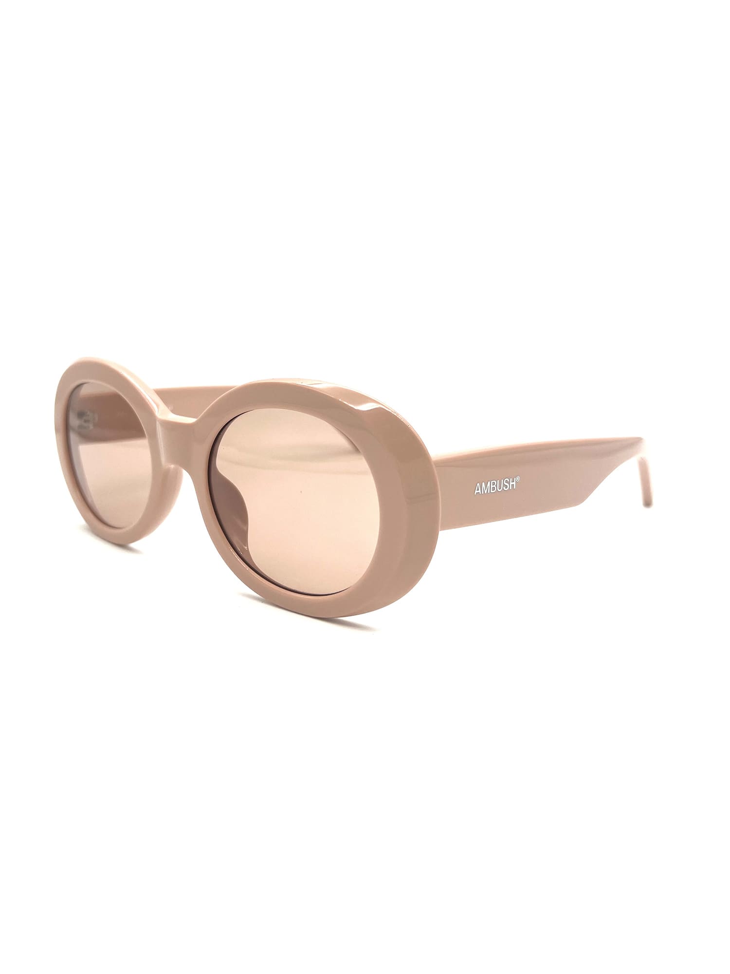 Shop Ambush Kurt Sunglasses Sunglasses In Beige