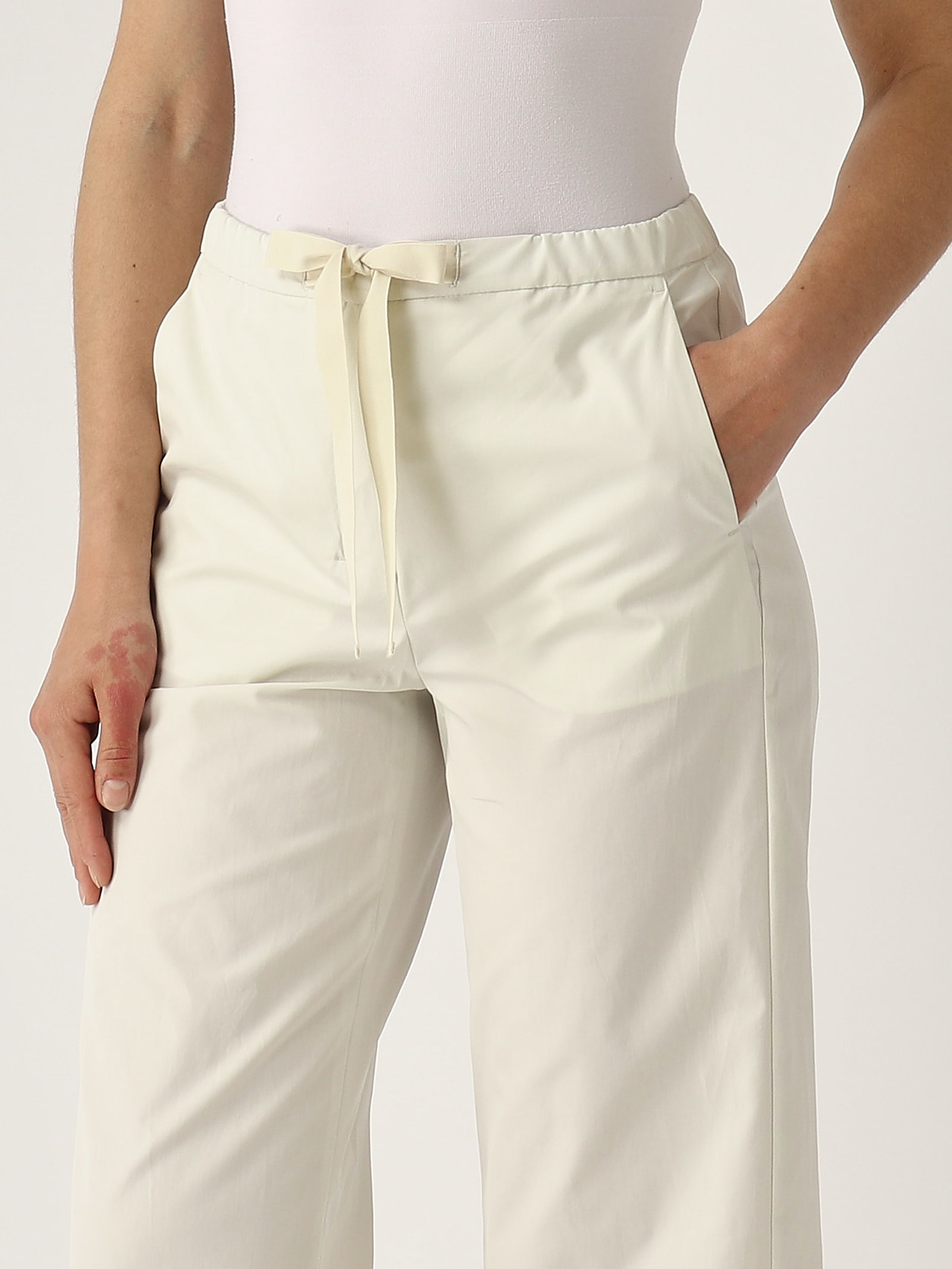 S Max Mara Argento Trousers In Neutral