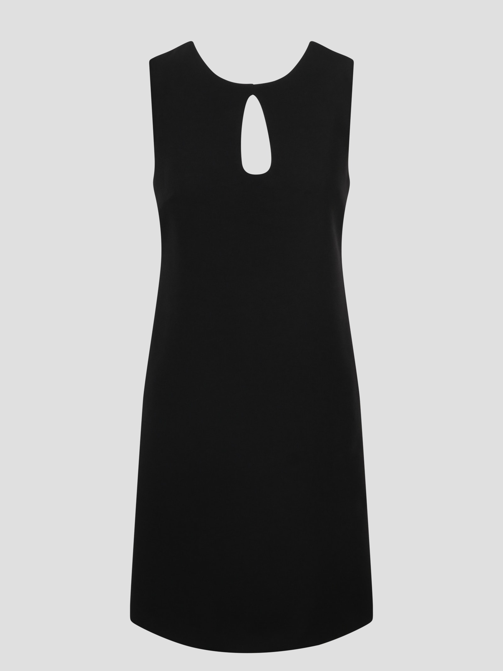 Shop P.a.r.o.s.h Stretch Crepe Sheath Dress In Black