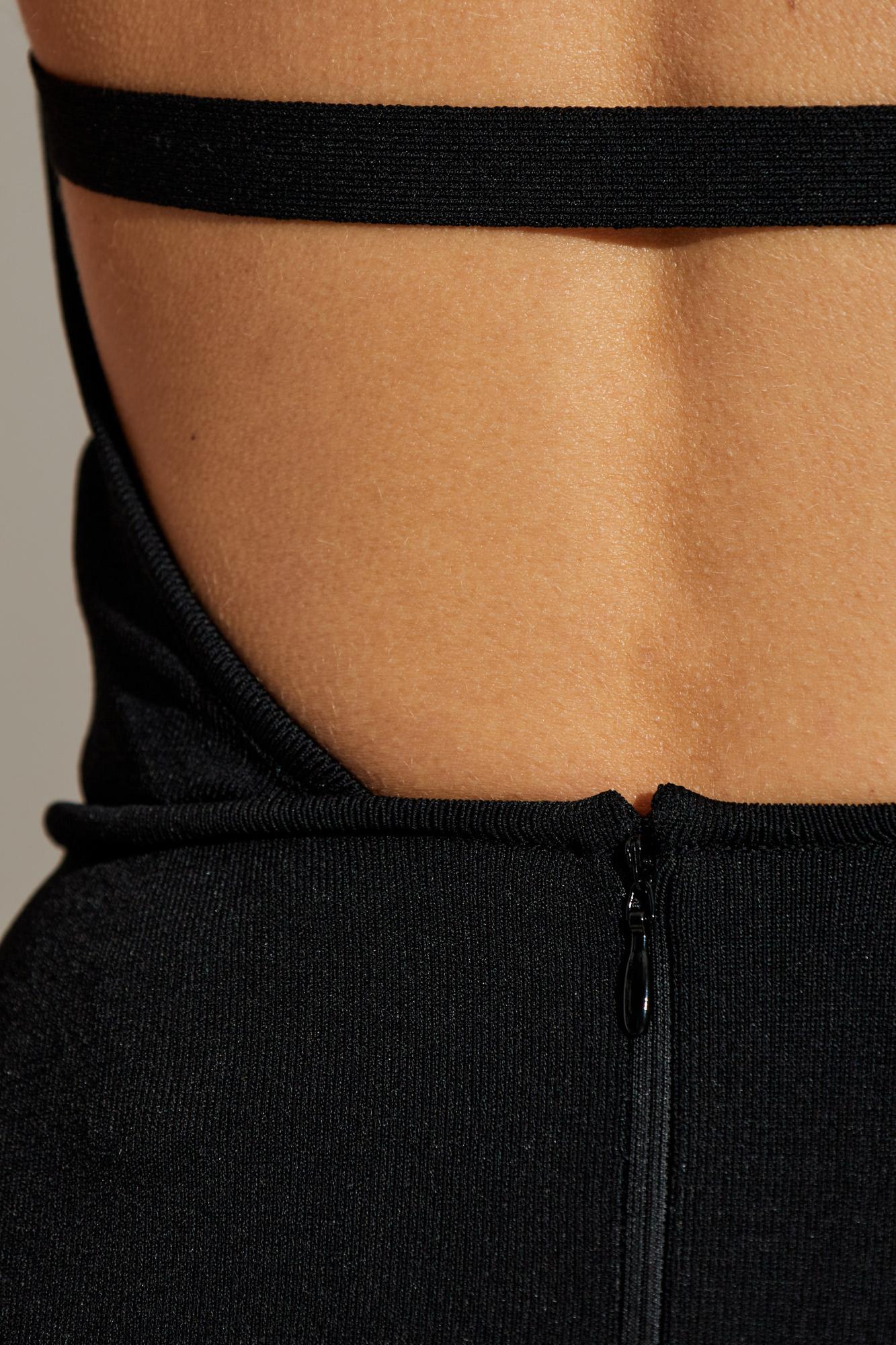 Max Mara Bodysuit Apogeo In Black