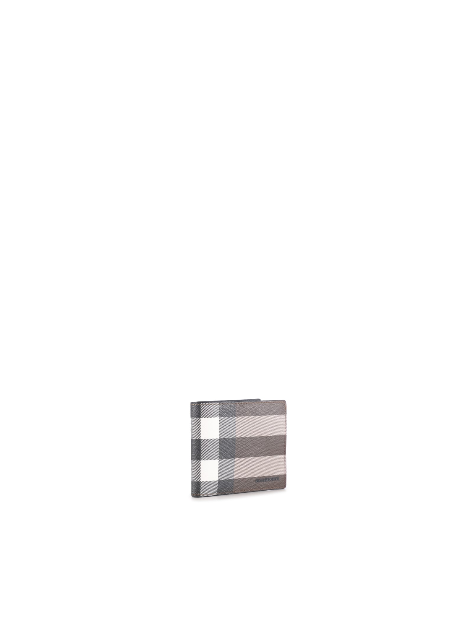 Burberry Check Bifold Coin Wallet