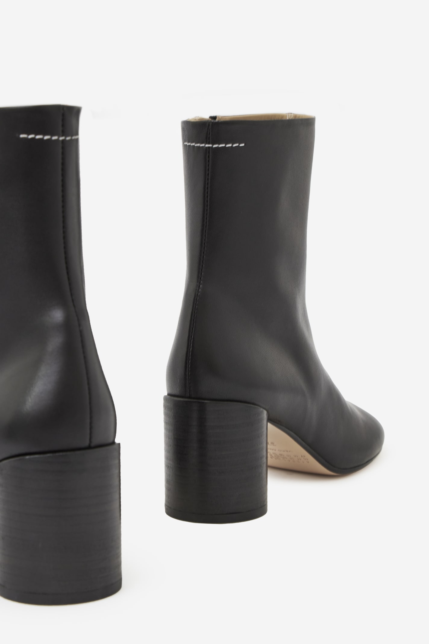 Shop Mm6 Maison Margiela Boots In Black