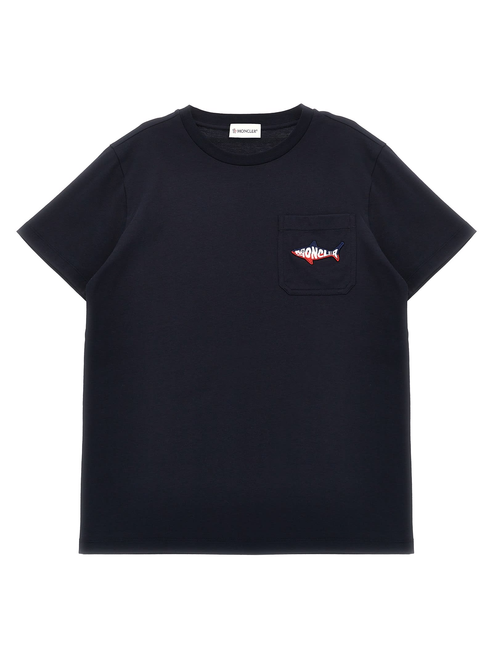 Moncler Squalo T-shirt In Black