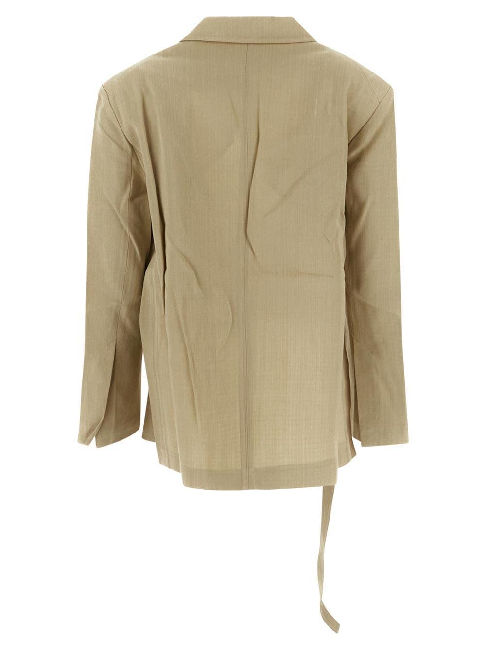 Jacquemus La Veste Baccala In Beige