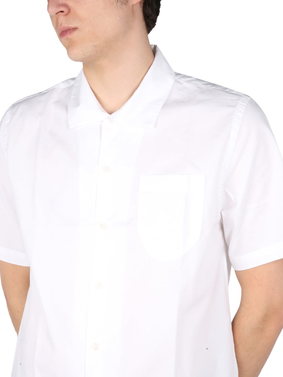Shop Universal Works Relaxed Fit Shirt In White