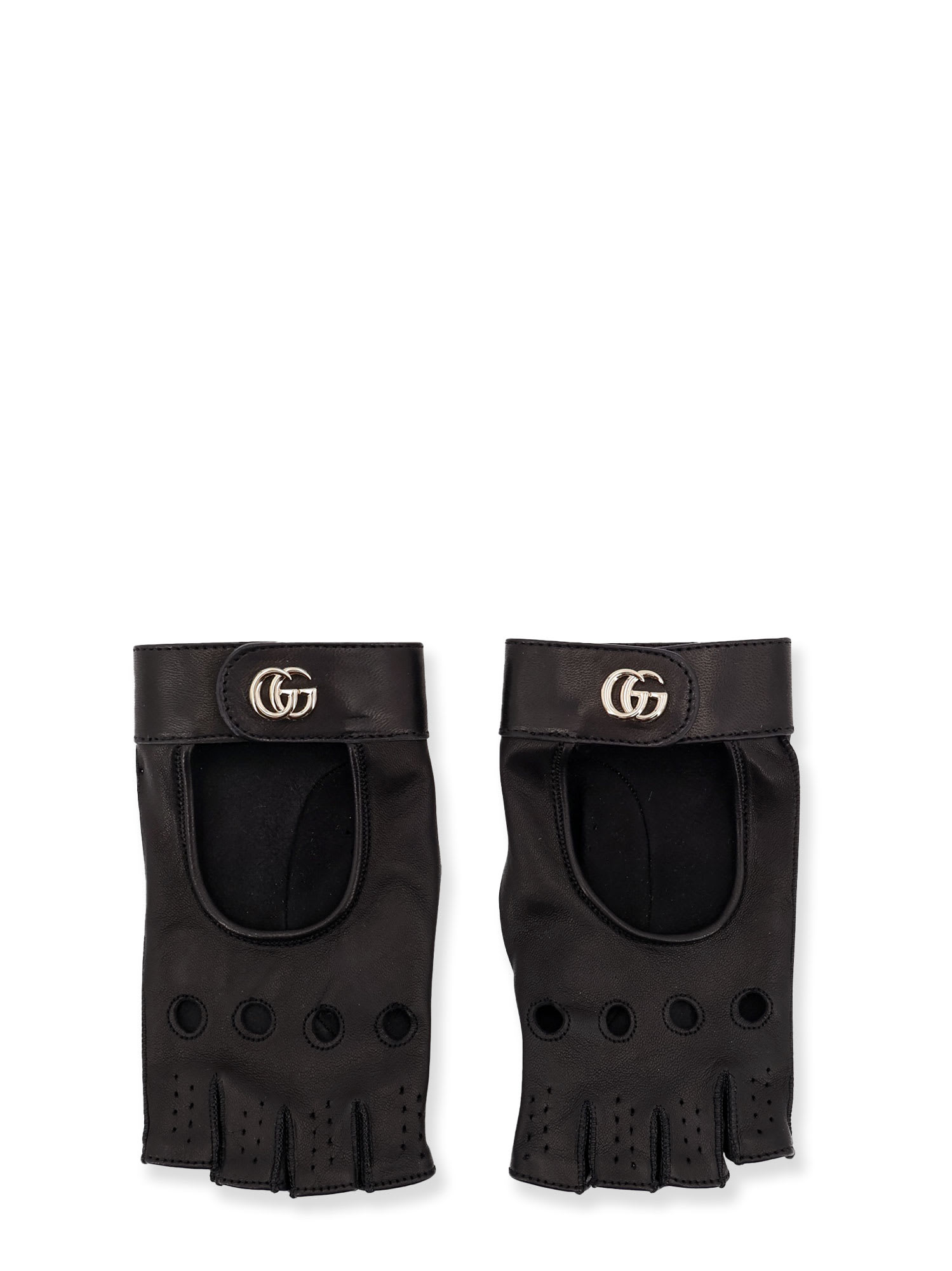 Gucci Fingerless Leather Gloves
