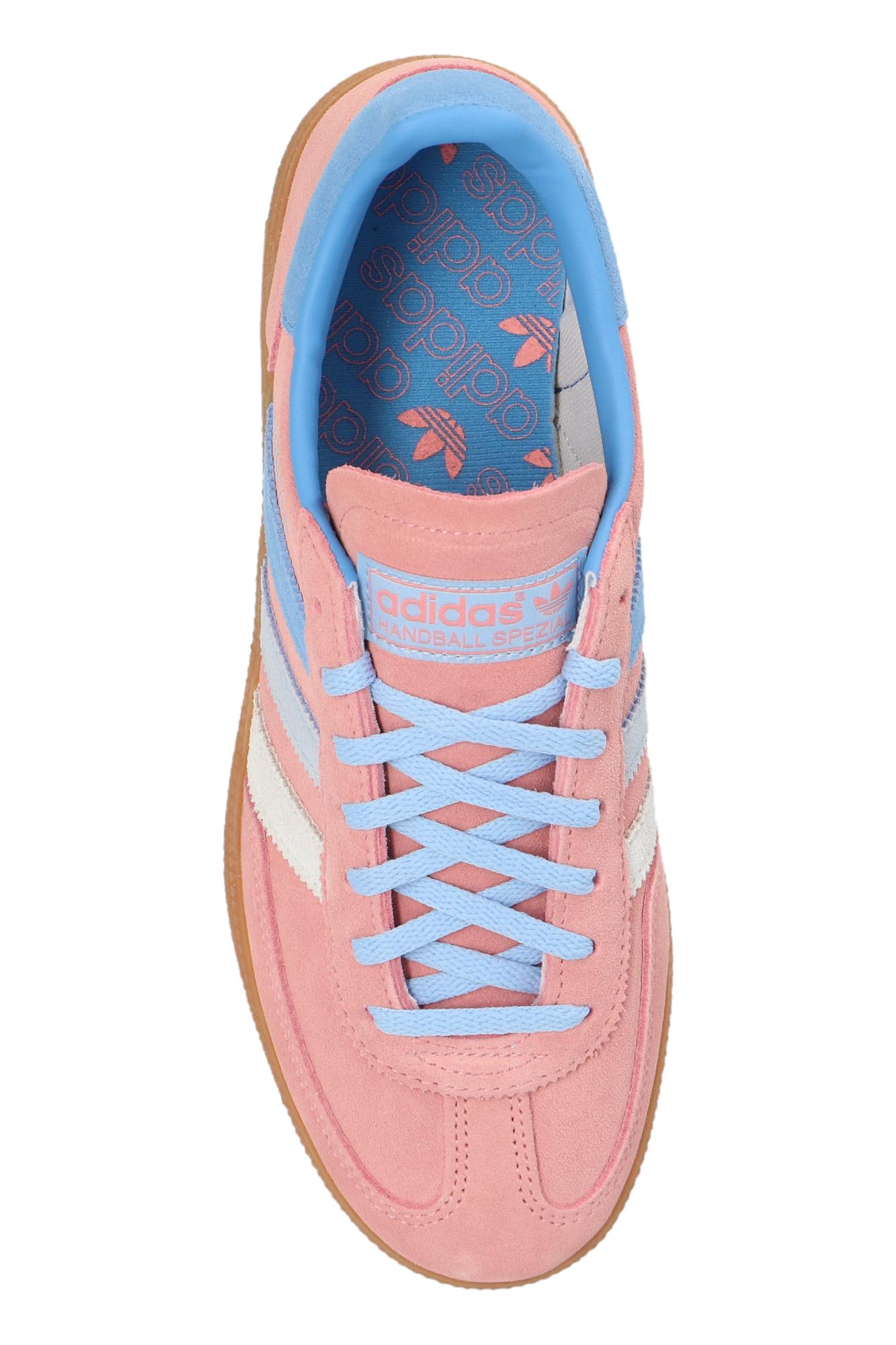 Adidas Originals Adidas Womens Semi Pink Spark Light Bl Handball Spezial Suede Low-top Trainers In Pink