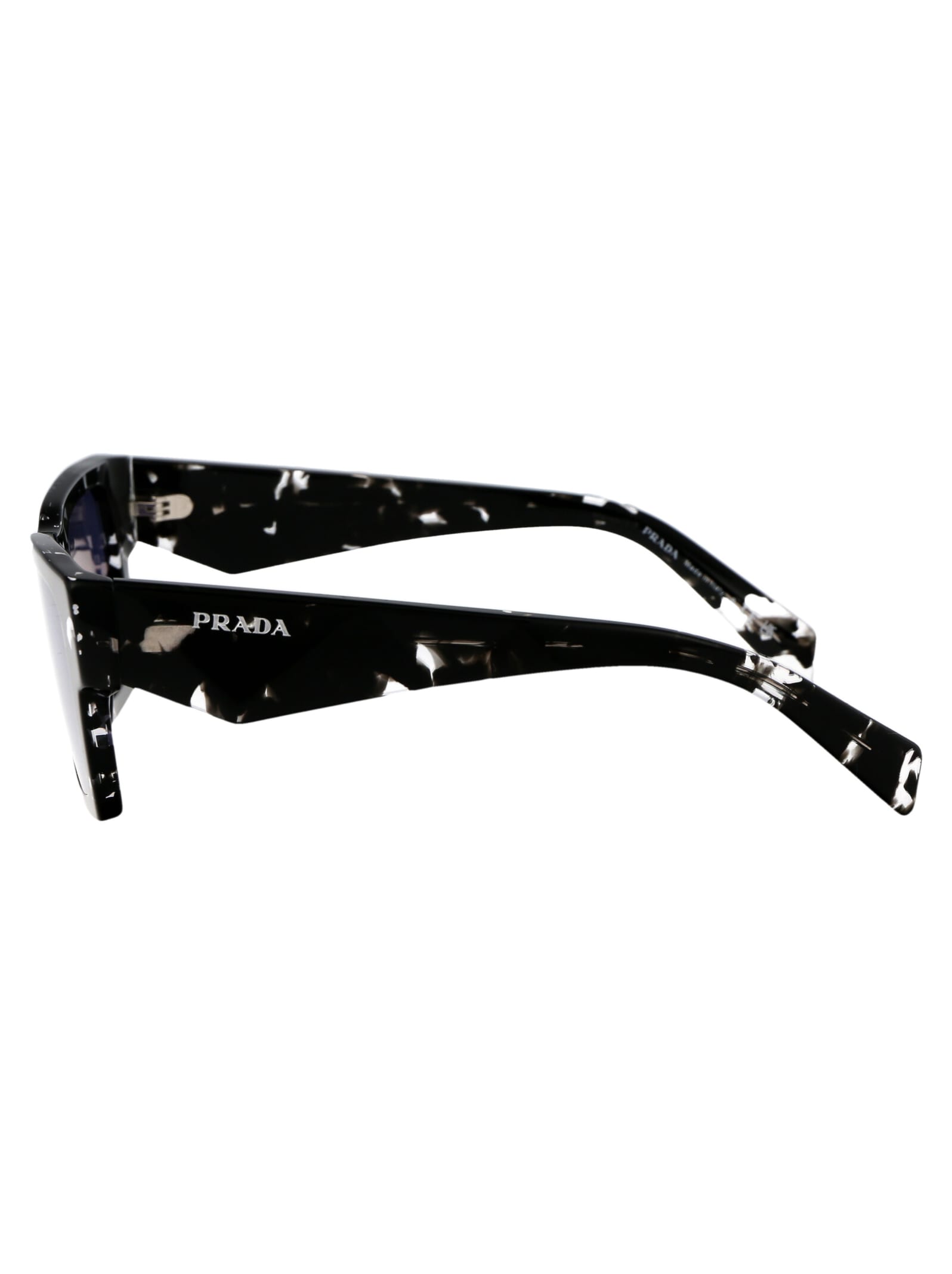 Shop Prada 0pr A06s Sunglasses In 15o50b Tortoise Black Crystal