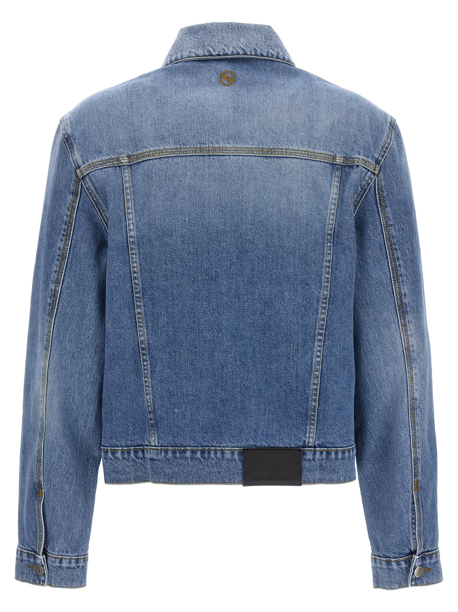 Shop Stella Mccartney Iconic Falabella Jacket In Denim