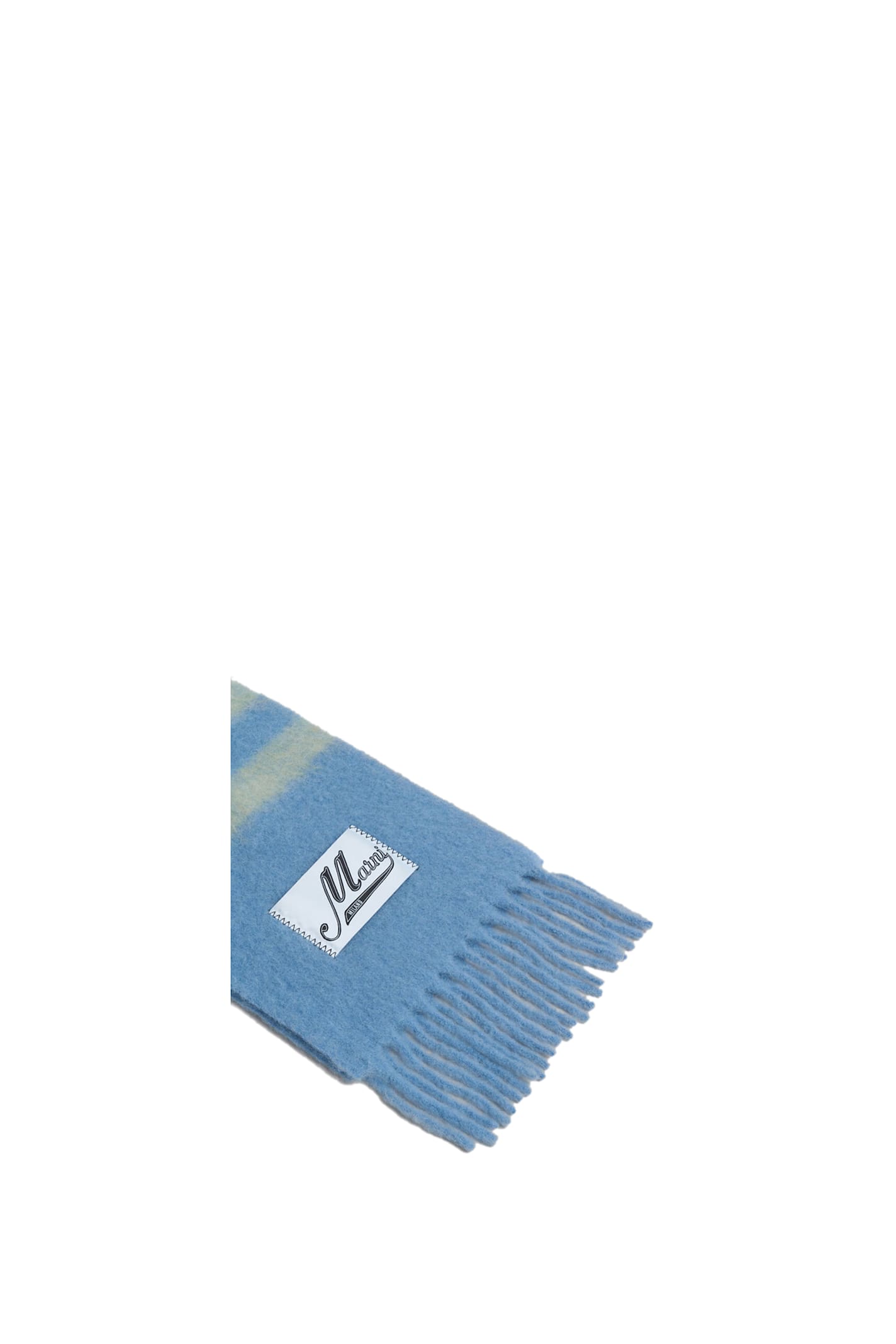 Shop Marni Scarves In Clear Blue