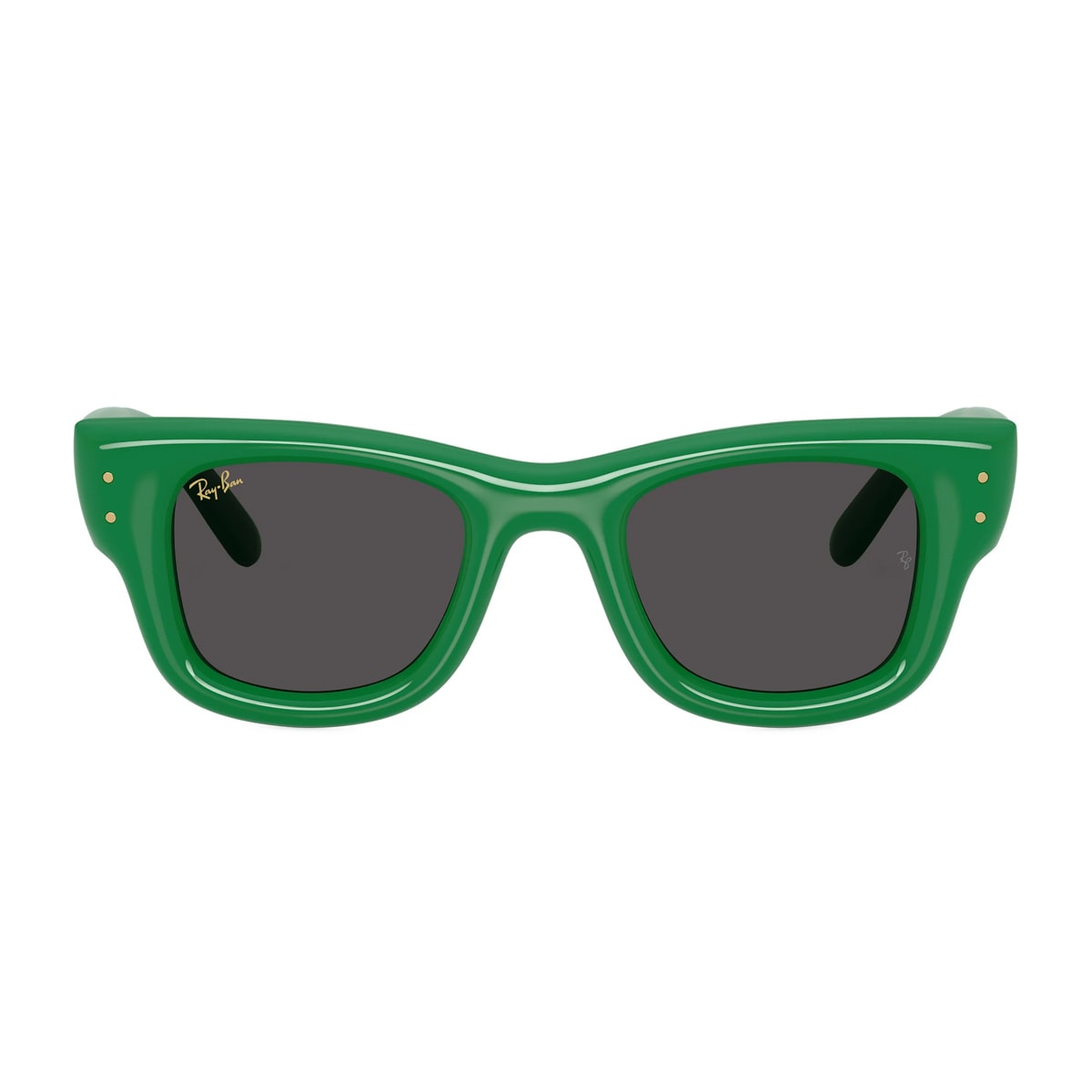 Ray Ban Rayban Rb4940 Wayfarer Puffer By Asap Rocky 683487 Lucido Verde Sunglasses In Green