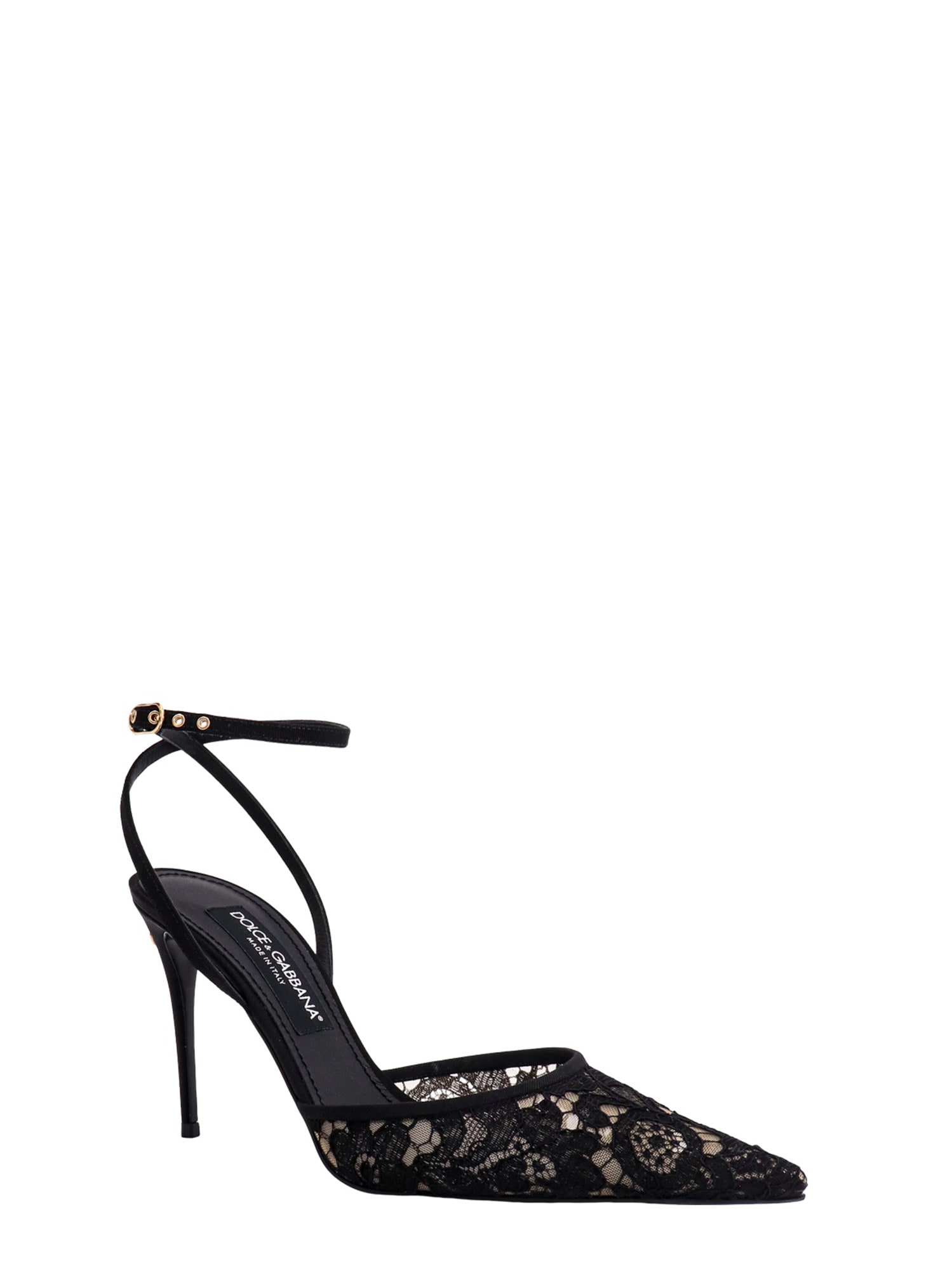 Shop Dolce & Gabbana Slingback In Nero