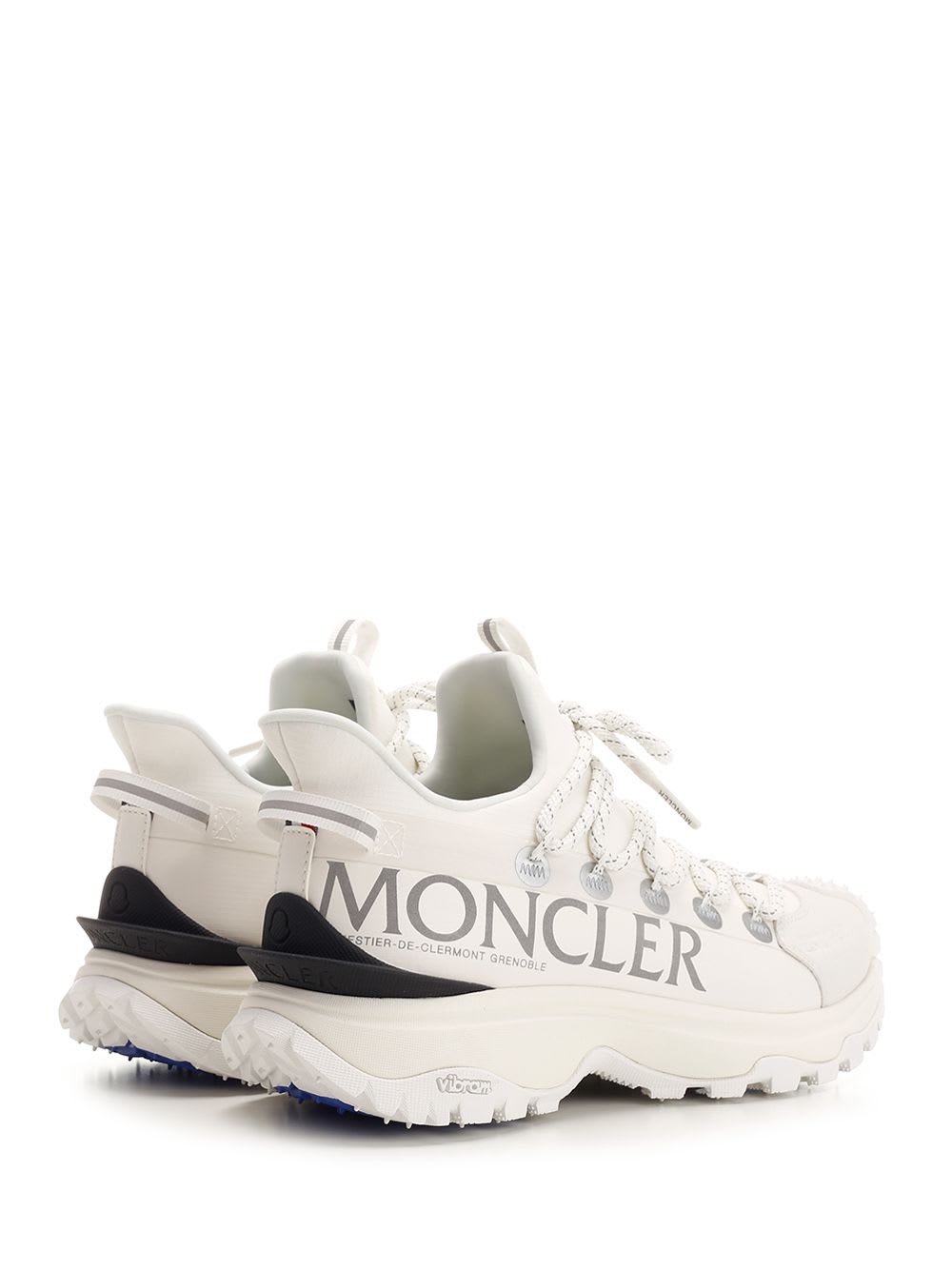 Shop Moncler Trailgrip Lite Sneakers In White