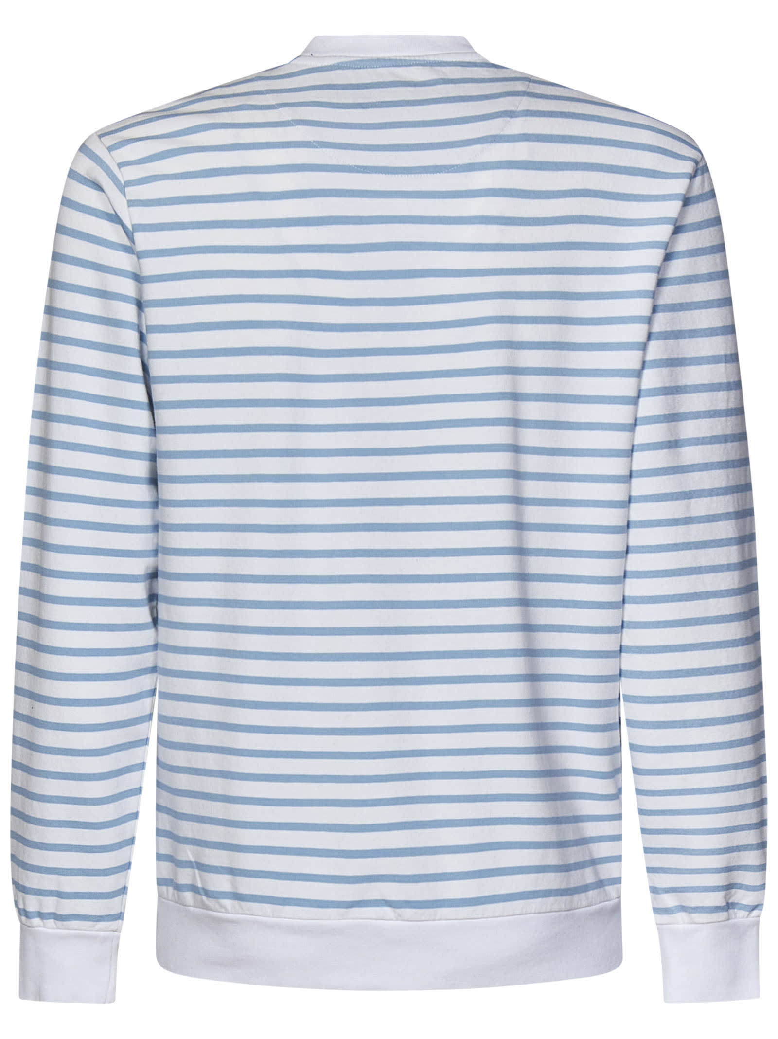 Shop Vilebrequin Sweatshirt In Bianco/azzurro