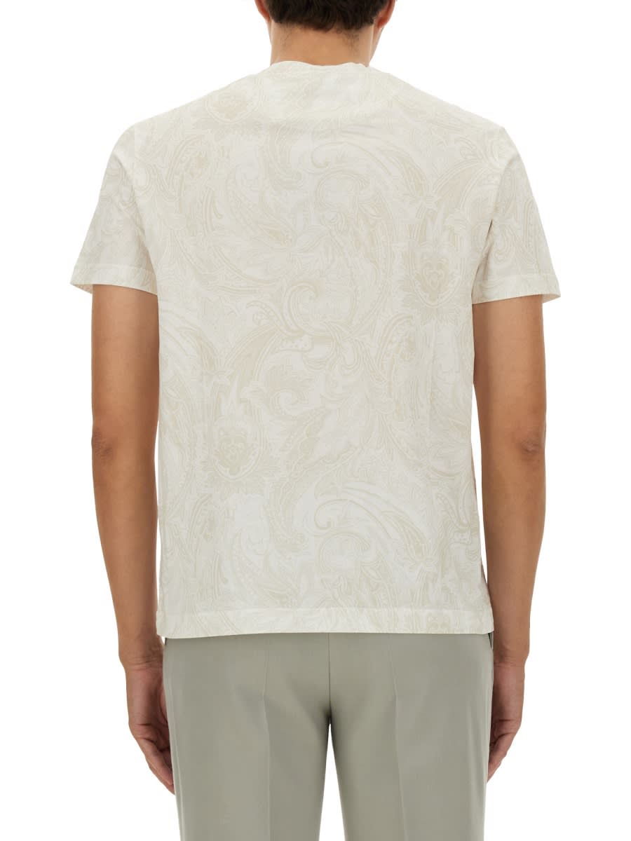 Shop Etro T-shirt Rome In White