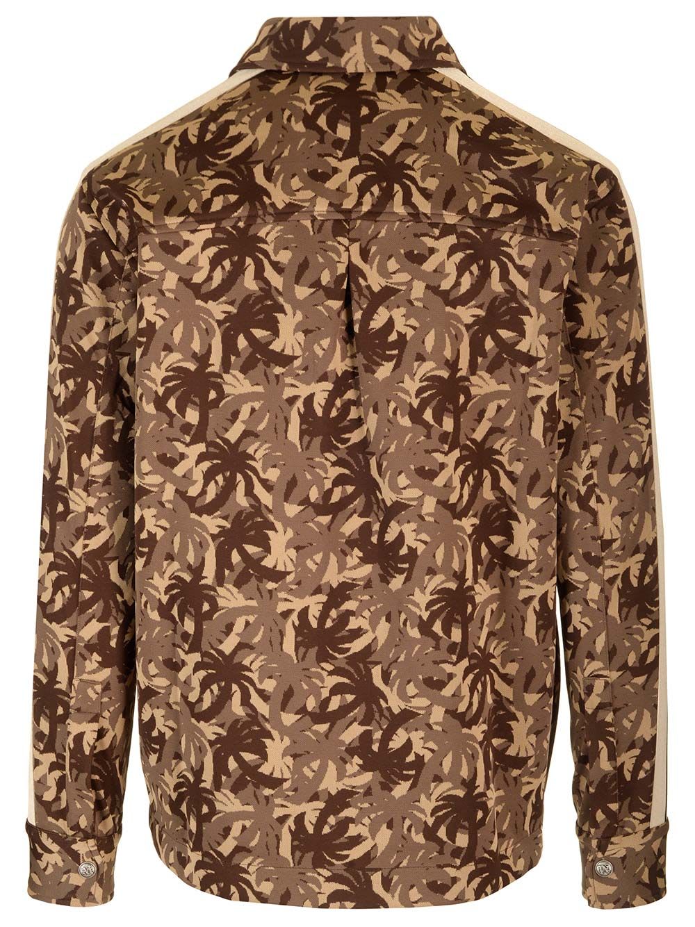 Shop Palm Angels Truck Camouflage Shirt In Brown