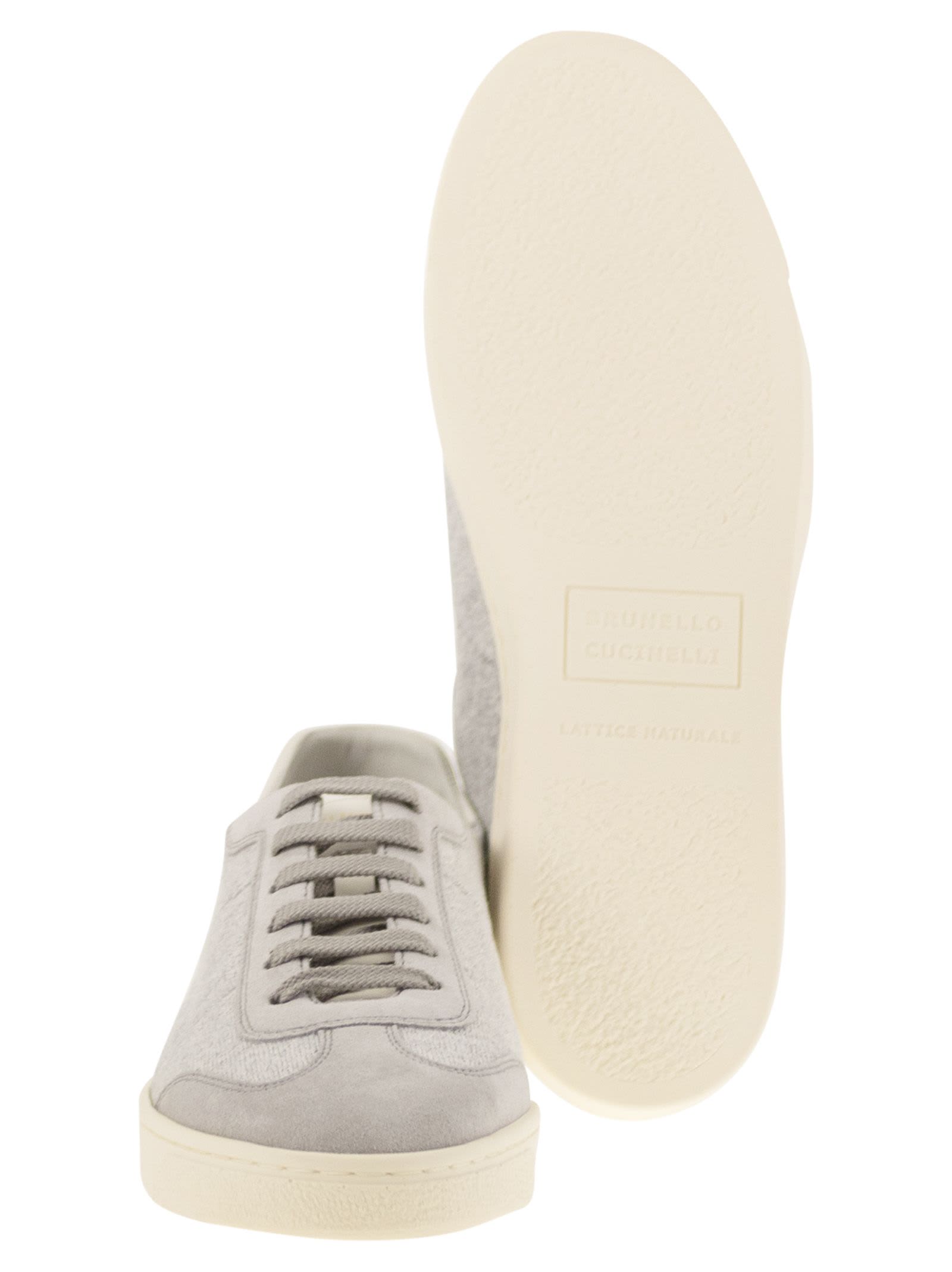 Brunello Cucinelli Knitted Low-top Sneakers In Cfk54