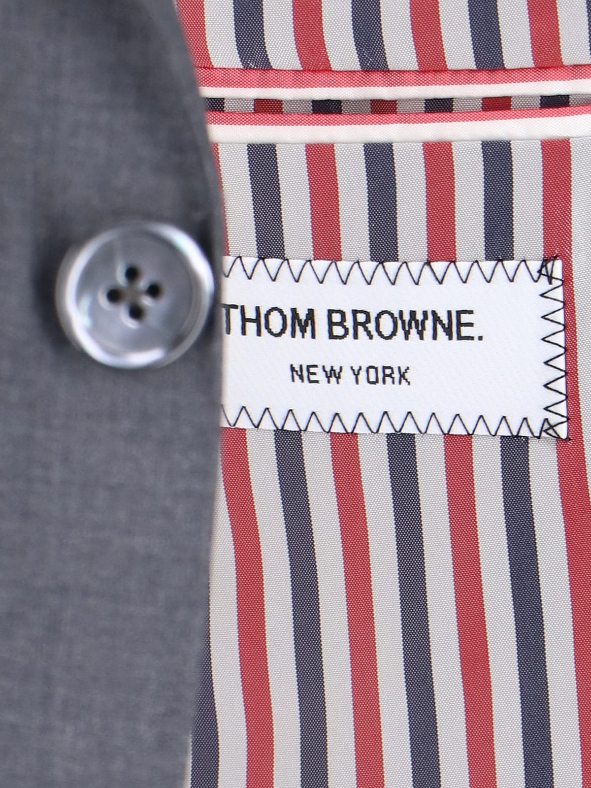Shop Thom Browne Blazer In Grey