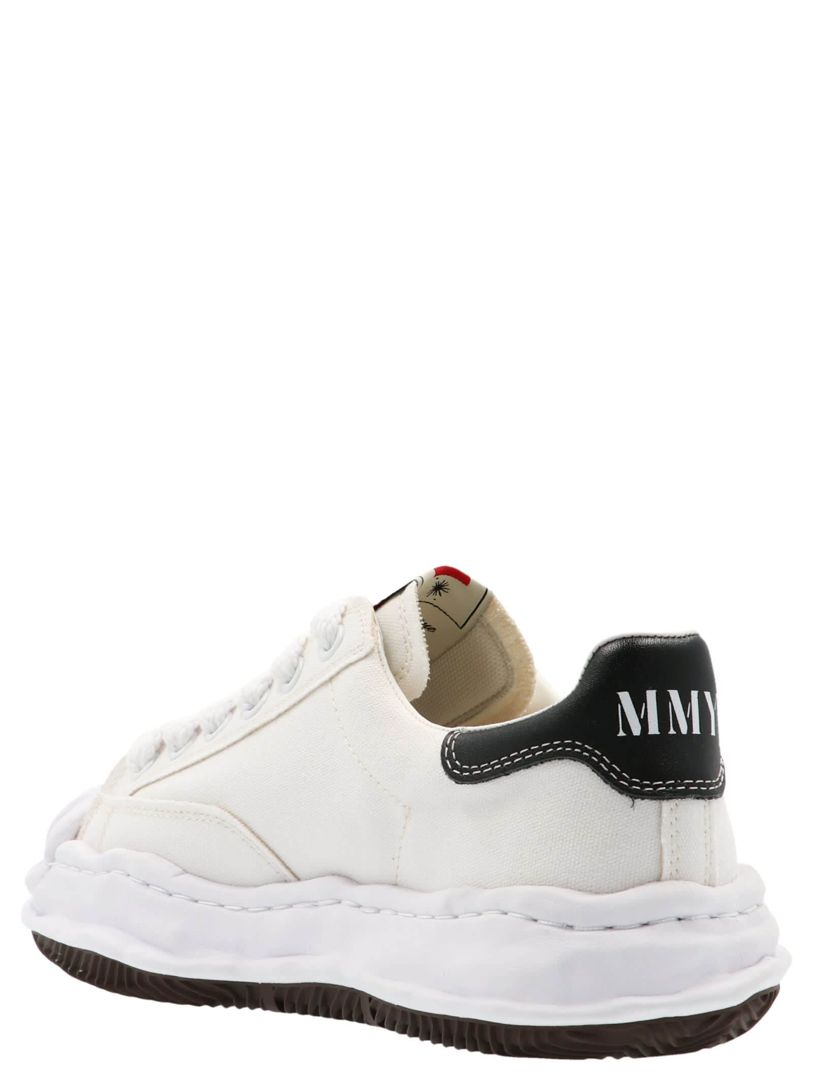 Shop Miharayasuhiro Blakey Sneakers In White