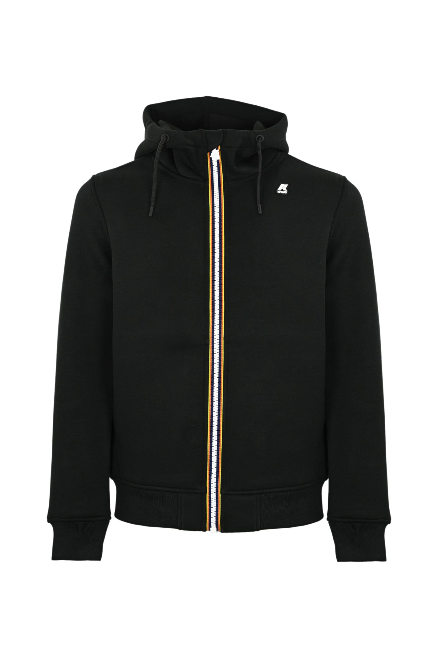Shop K-way Rainer Spacer Sweatshirt In Black