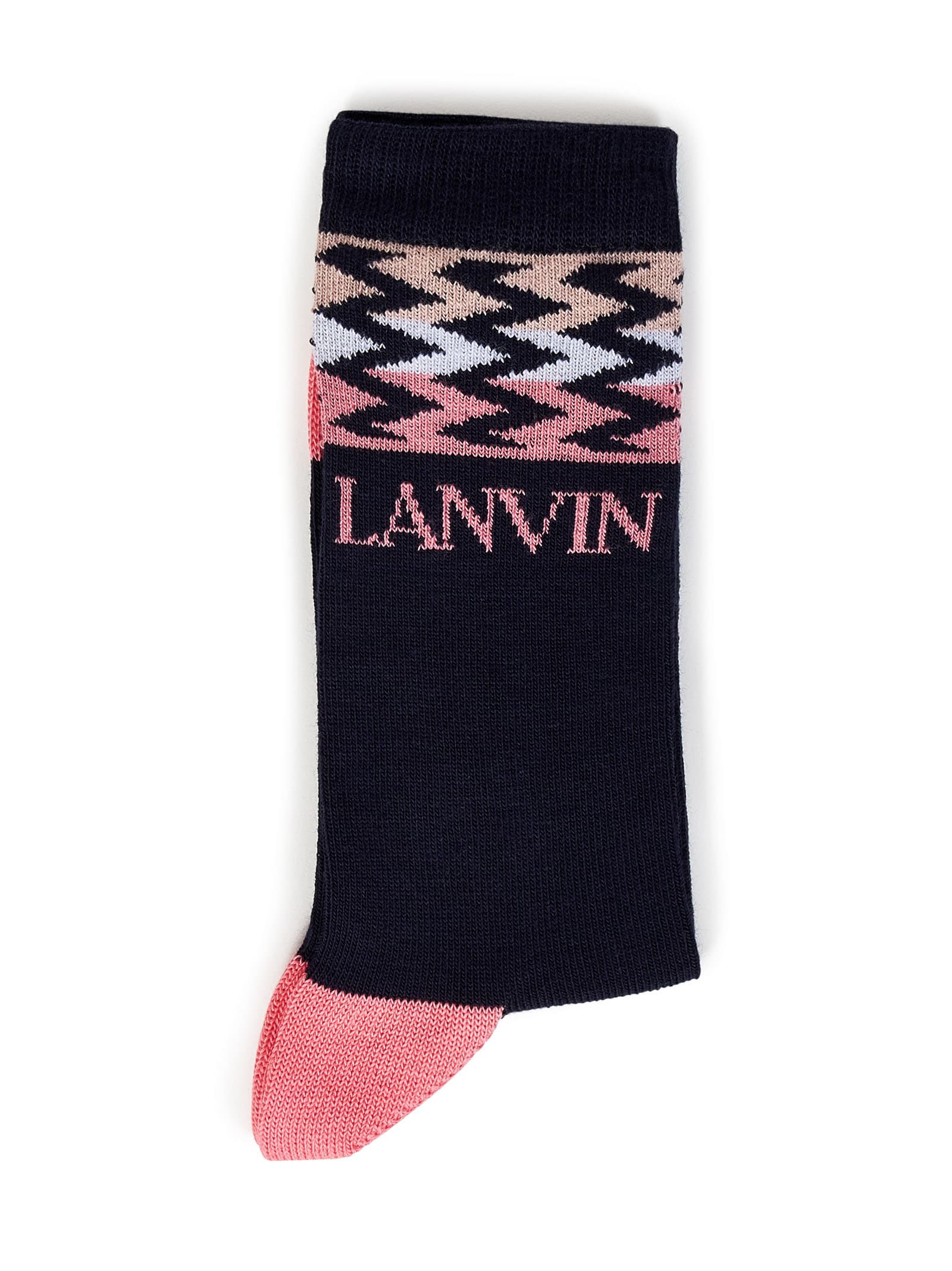 Shop Lanvin Kids Socks In Blue