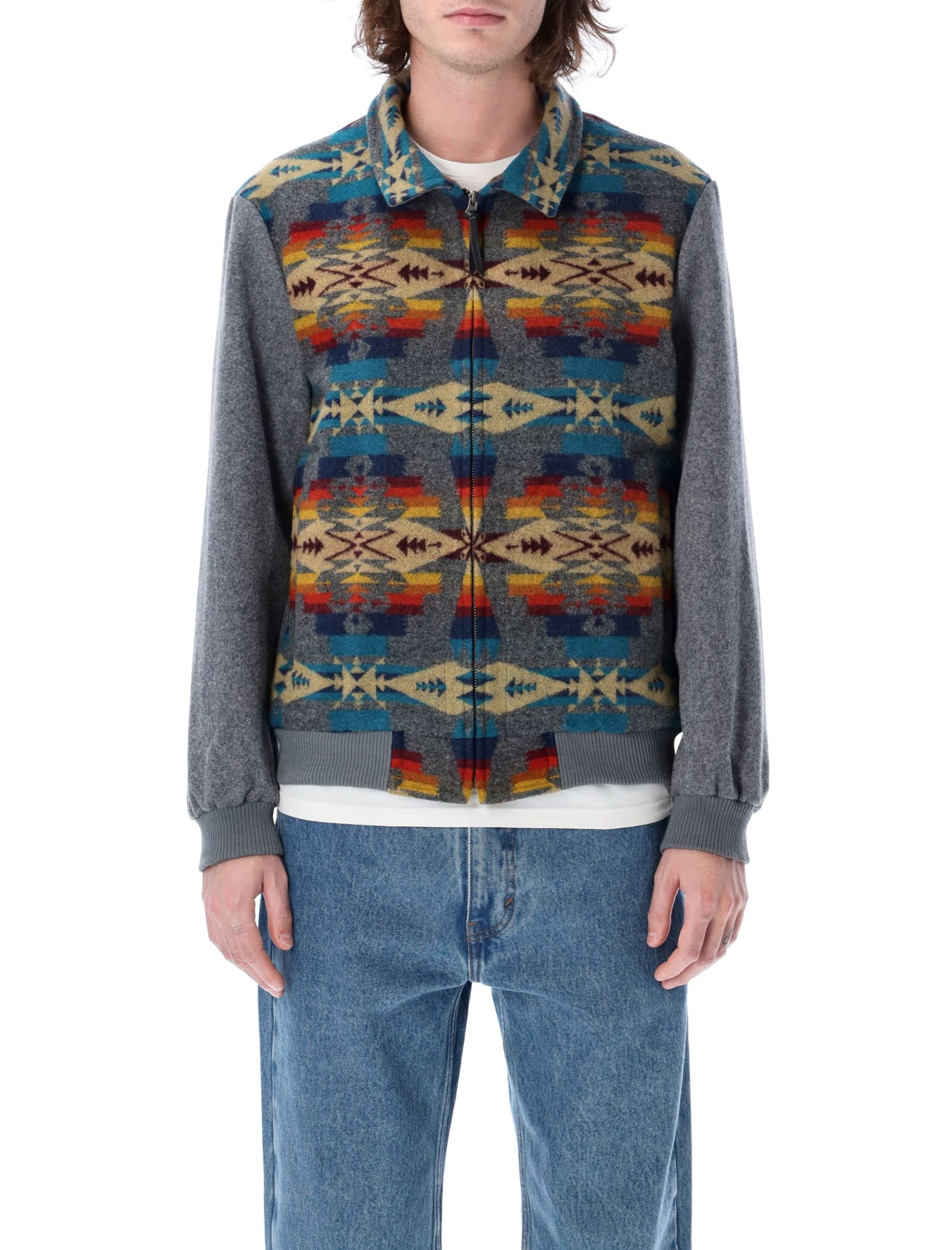 Pendleton Redmond Wool Jacket In Grey
