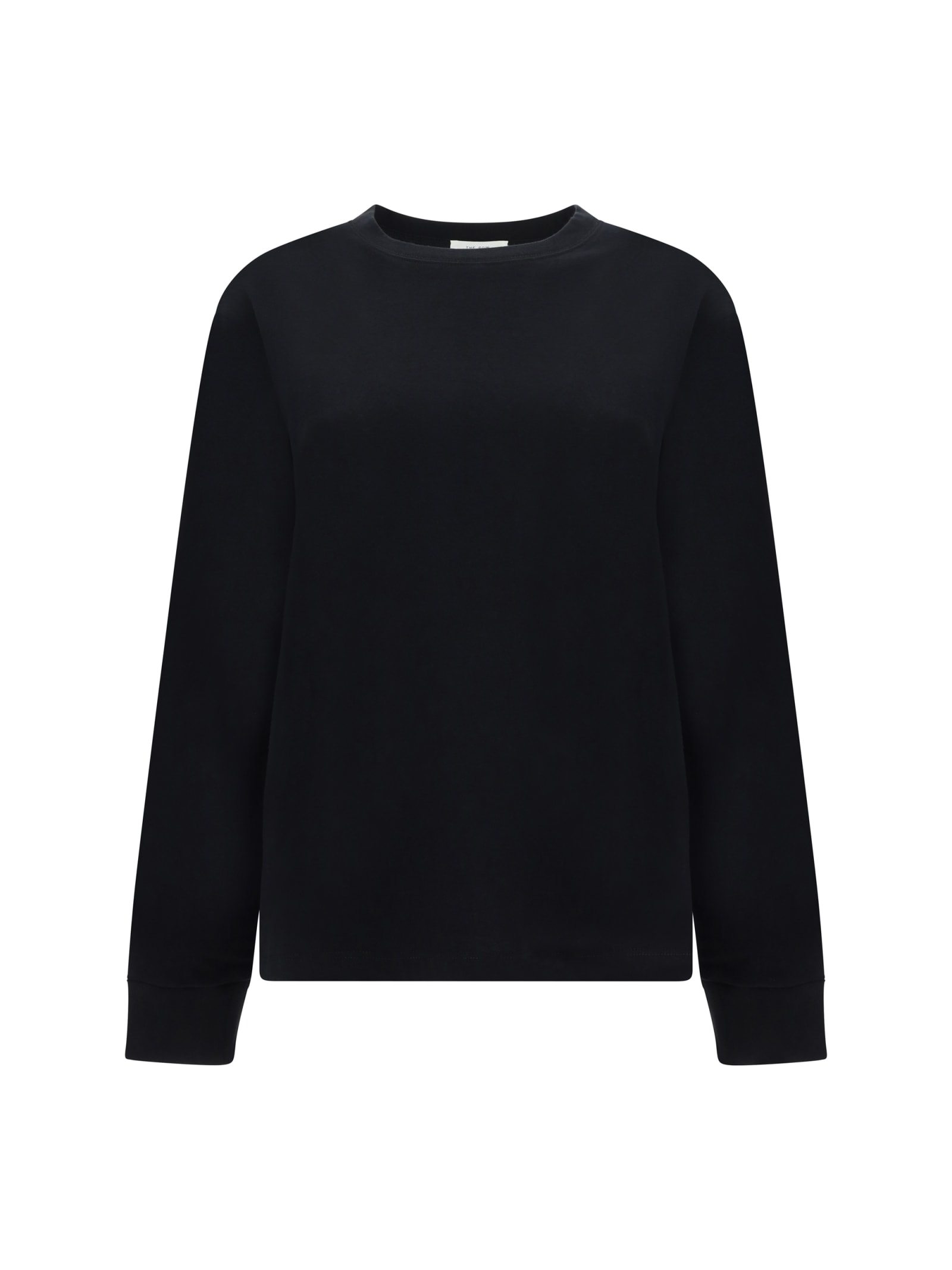 The Row Ciles Long Sleeve Jersey In Black