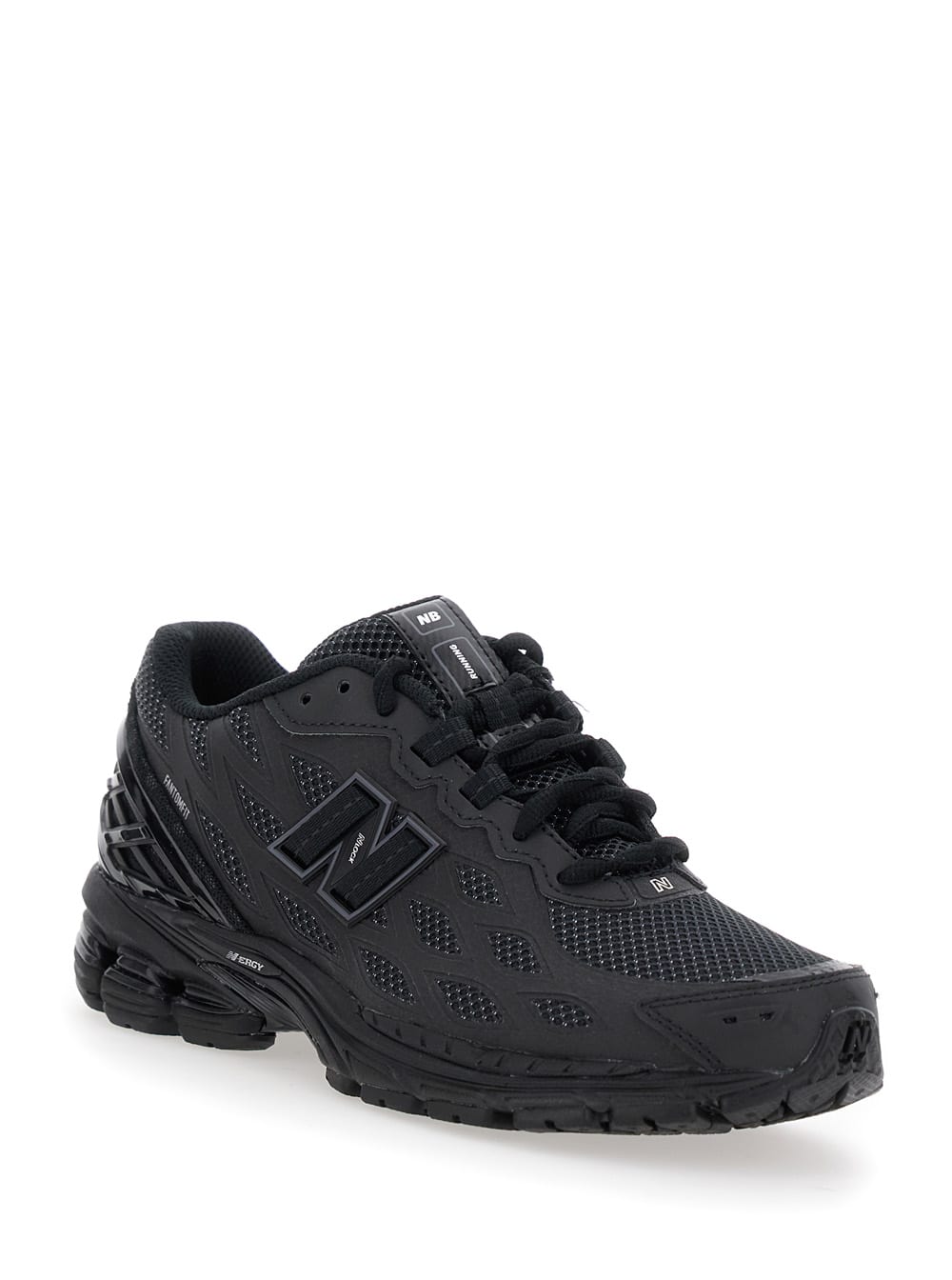 New Balance 1906 Black Sneaker With Mesh Design And Side Logo In Tech Fabric Unisex