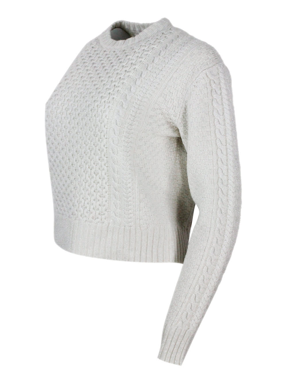 Shop Fabiana Filippi Sweater In White