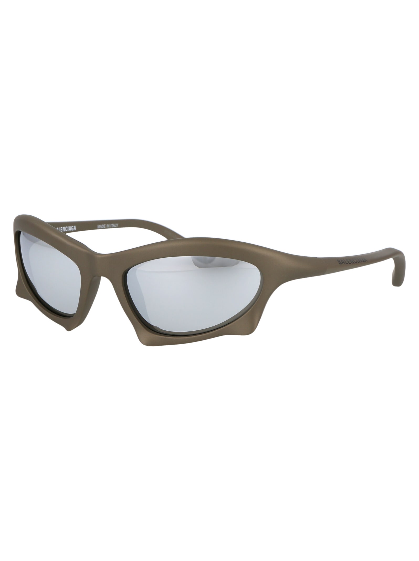 Shop Balenciaga Bb0229s Sunglasses In 002 Ruthenium Ruthenium Silver