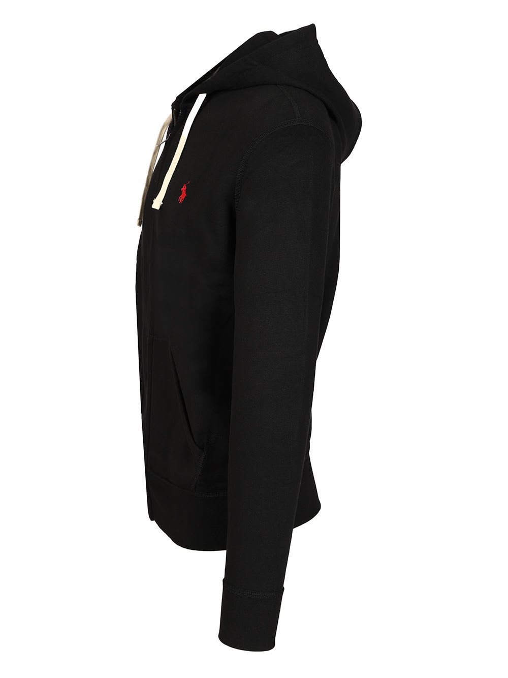 Ralph Lauren Cotton Blend Hoodie In Black